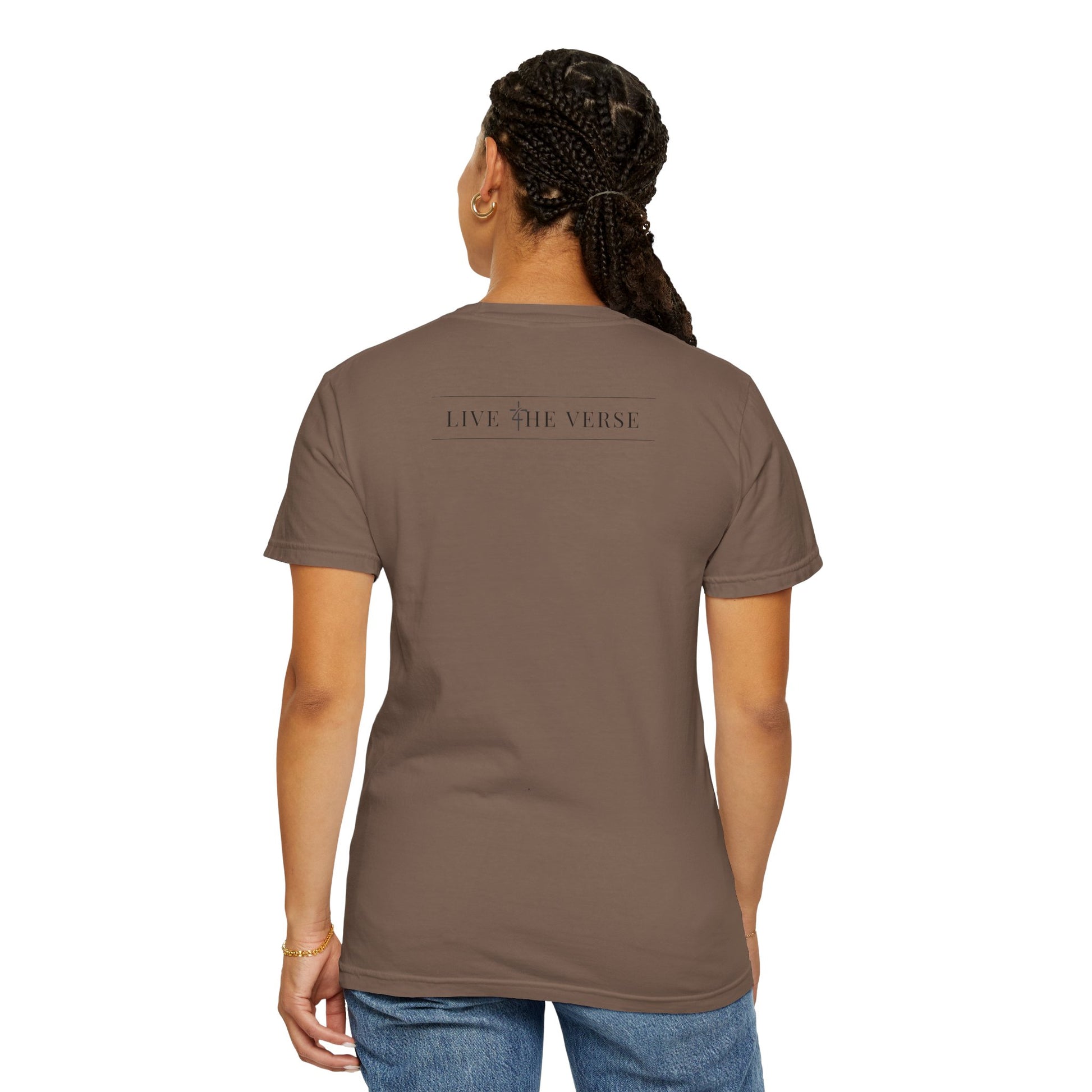 Seek First – Christian T-Shirt | Retro Floral Design | Live the Verse Collection | all4HIM