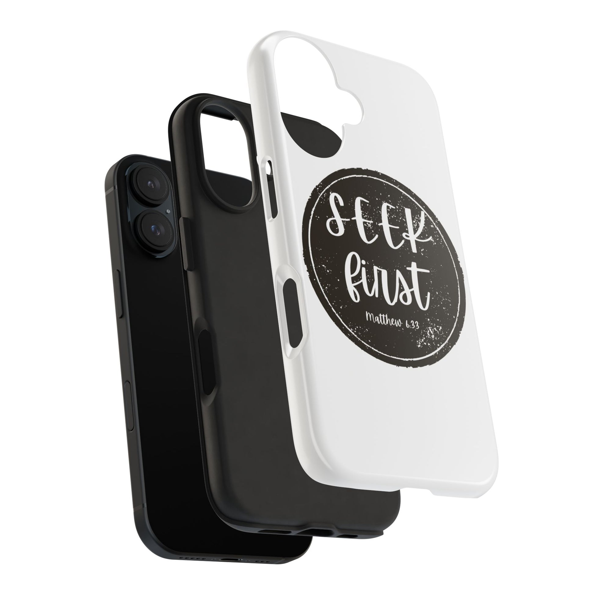 Seek First – Matthew 6:33 Phone Case | Live the Verse Collection
