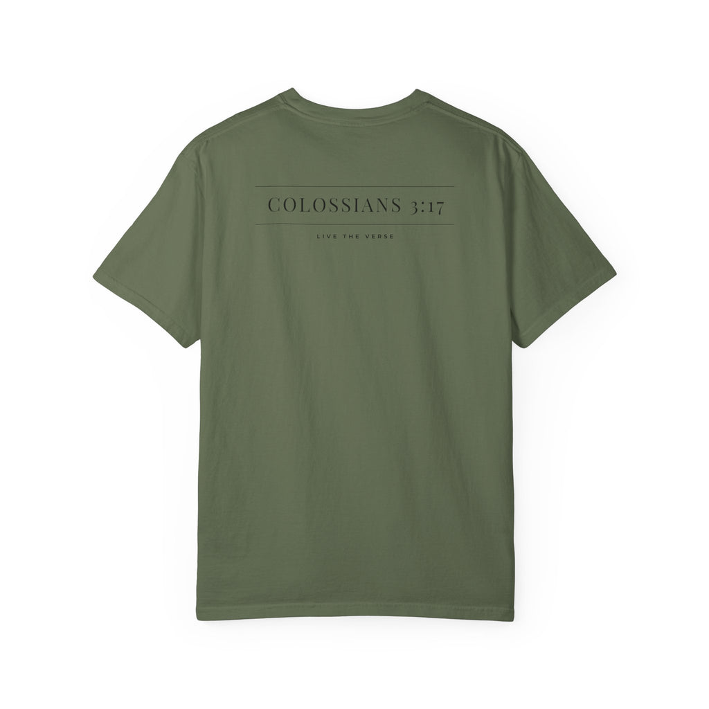 Live the Verse – Colossians 3:17 T-shirt | all4HIM Collection