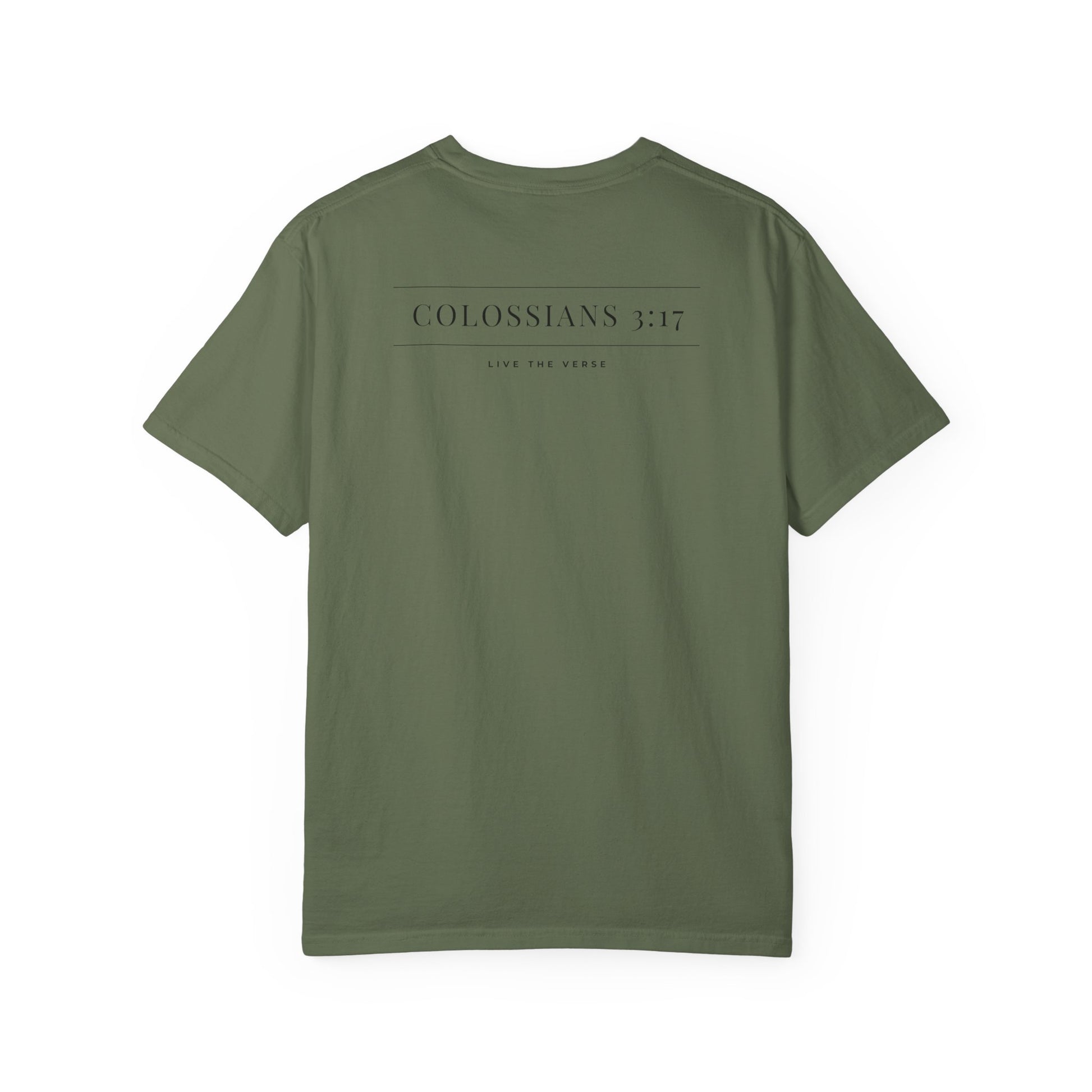 Live the Verse – Colossians 3:17 T-shirt | all4HIM Collection