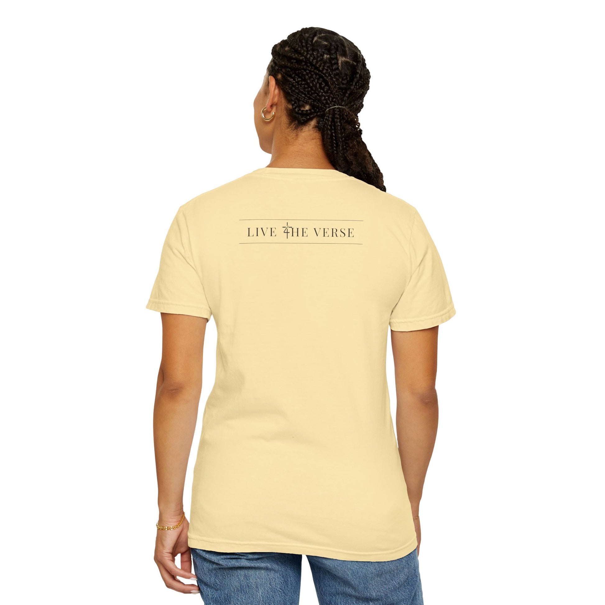 Seek First – Christian T-Shirt | Retro Floral Design | Live the Verse Collection | all4HIM