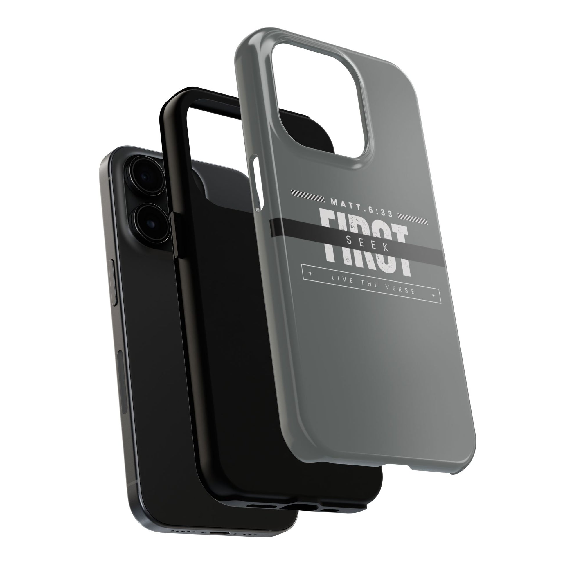 Seek First – Matthew 6:33 Phone Case | Live the Verse Collection