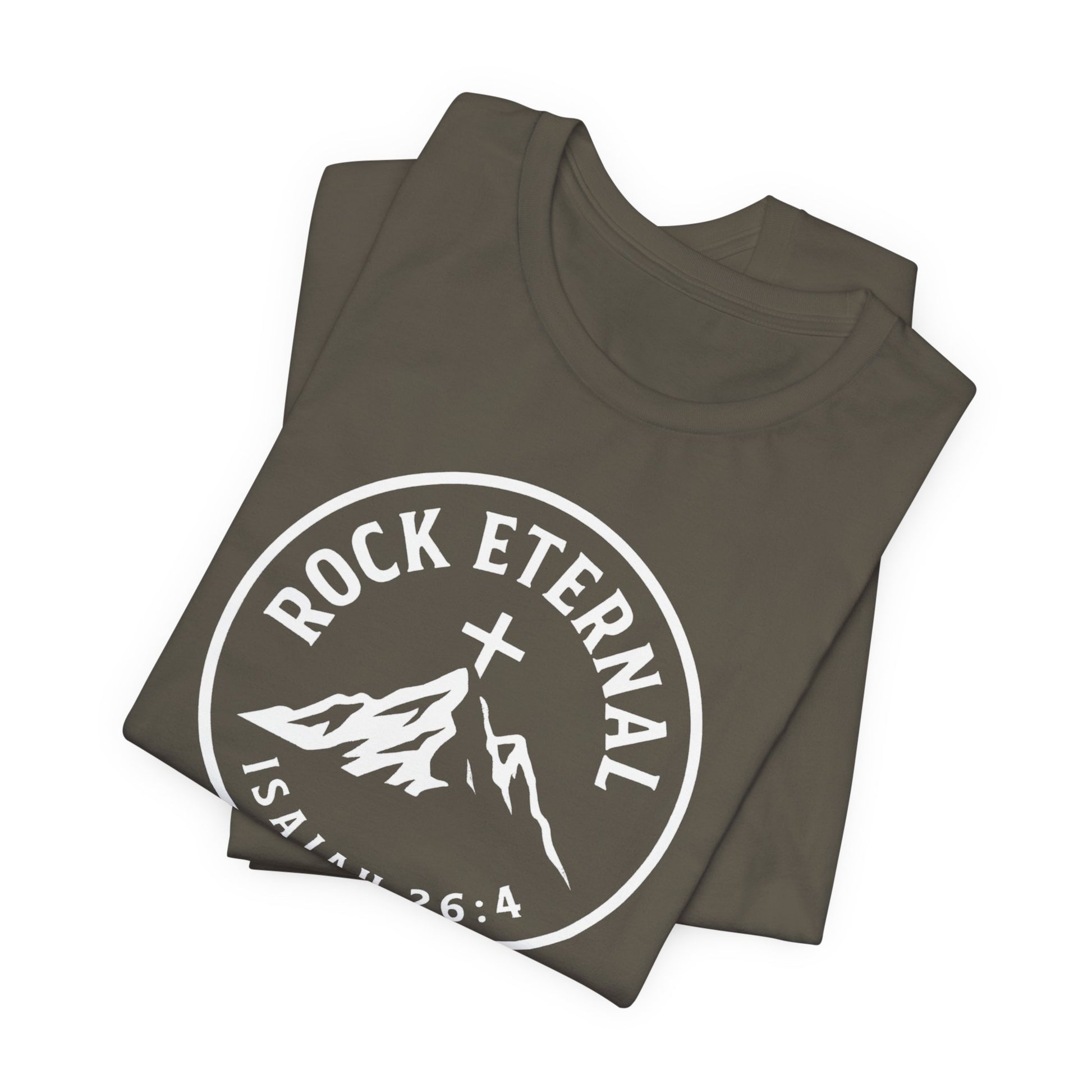 The Rock Eternal – Isaiah 26:4 – T-Shirt | Live the Verse | all4HIM