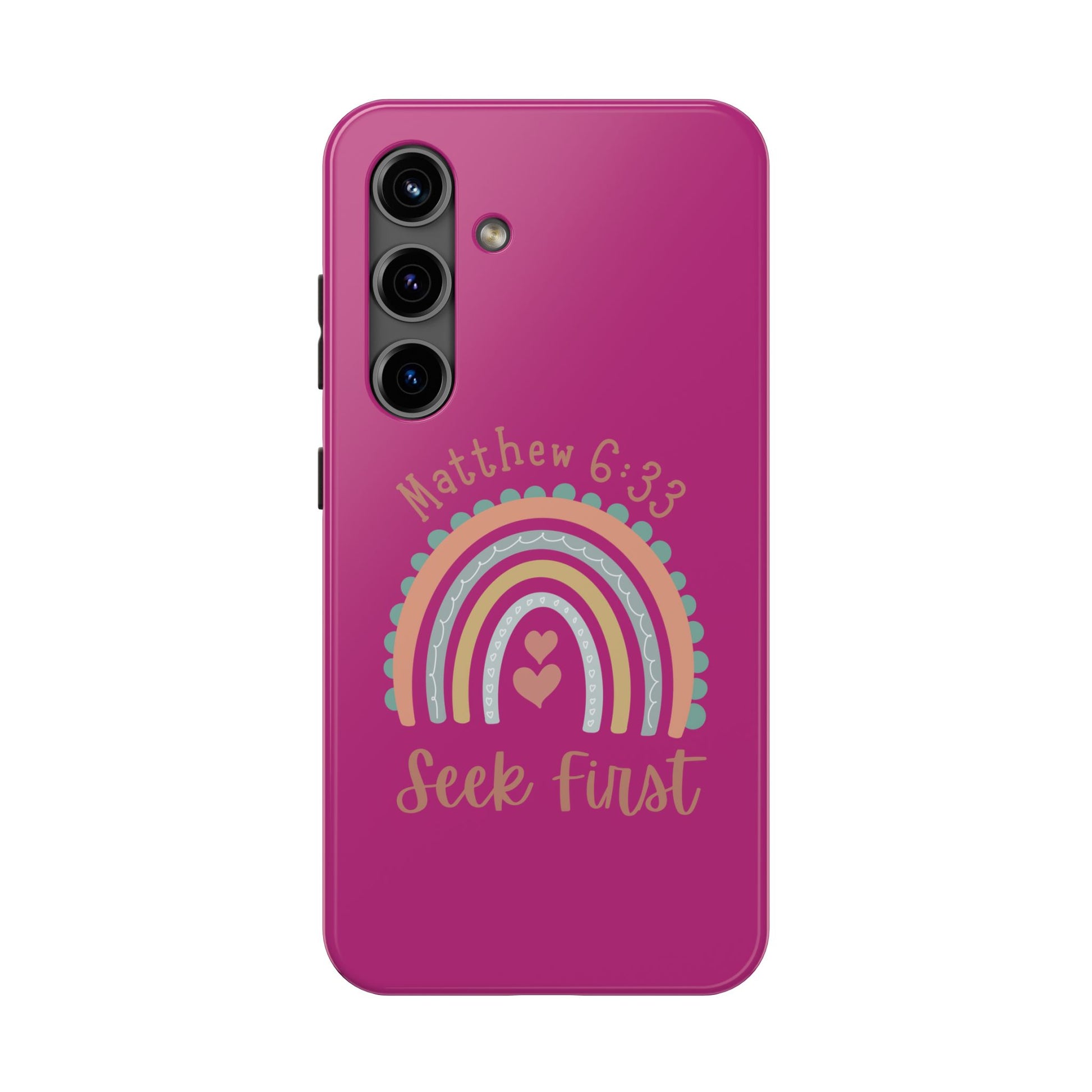 Seek First – Matthew 6:33 Phone Case | Live the Verse Collection