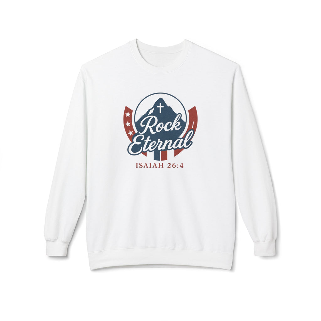 The Rock Eternal – Isaiah 26:4 – Crewneck | Live the Verse | all4HIM