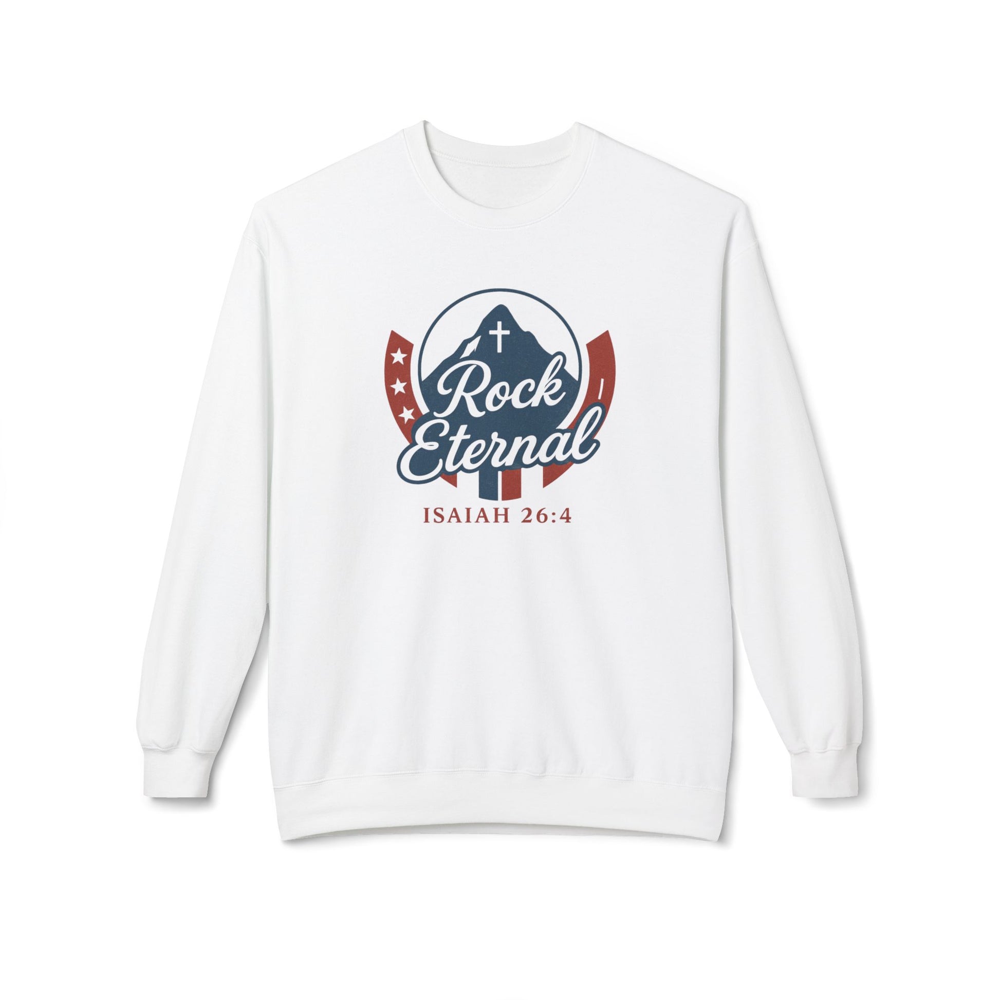 The Rock Eternal – Isaiah 26:4 – Crewneck | Live the Verse | all4HIM