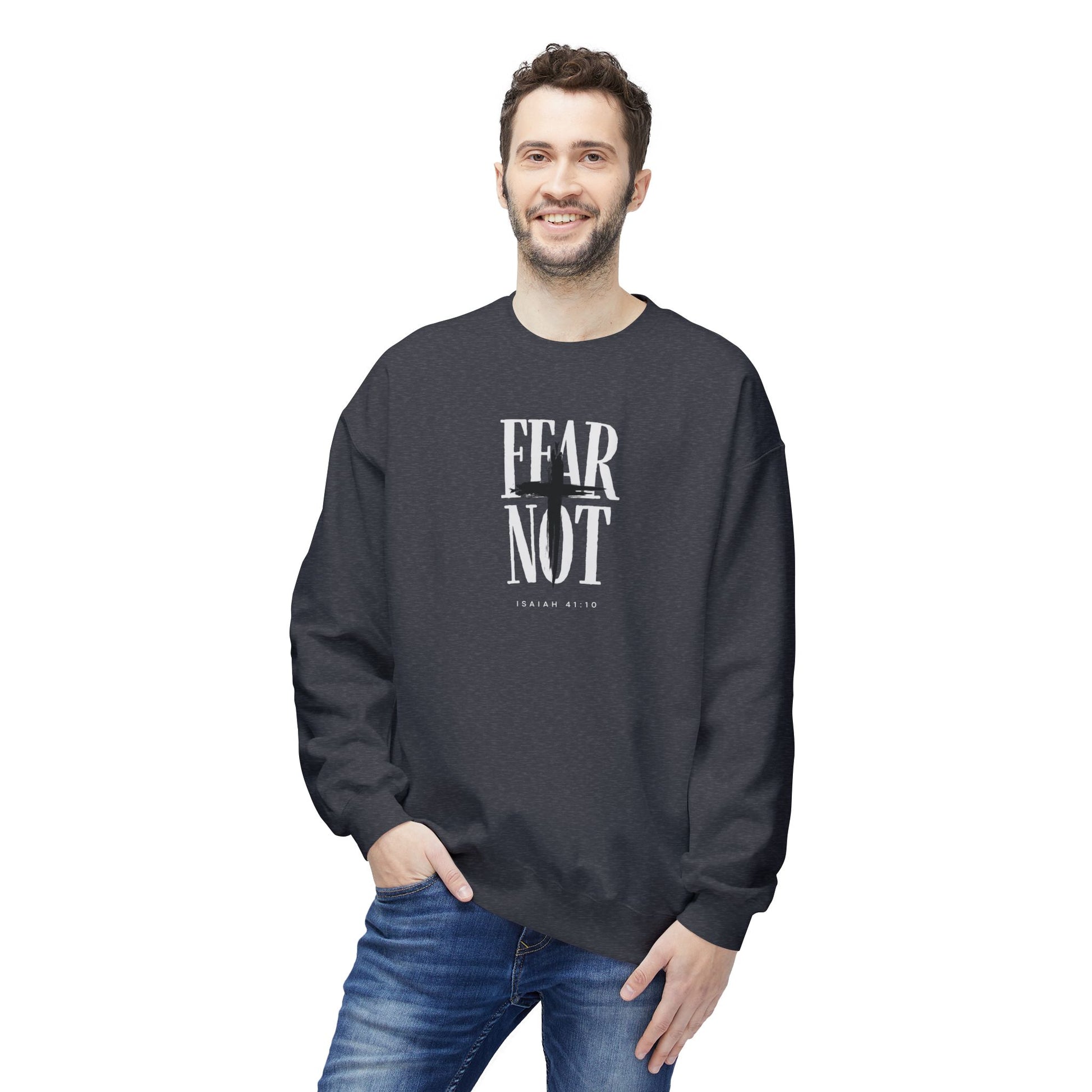 Fear Not - Isaiah 41:10 – Sweatshirt | Live the Verse | all4HIM