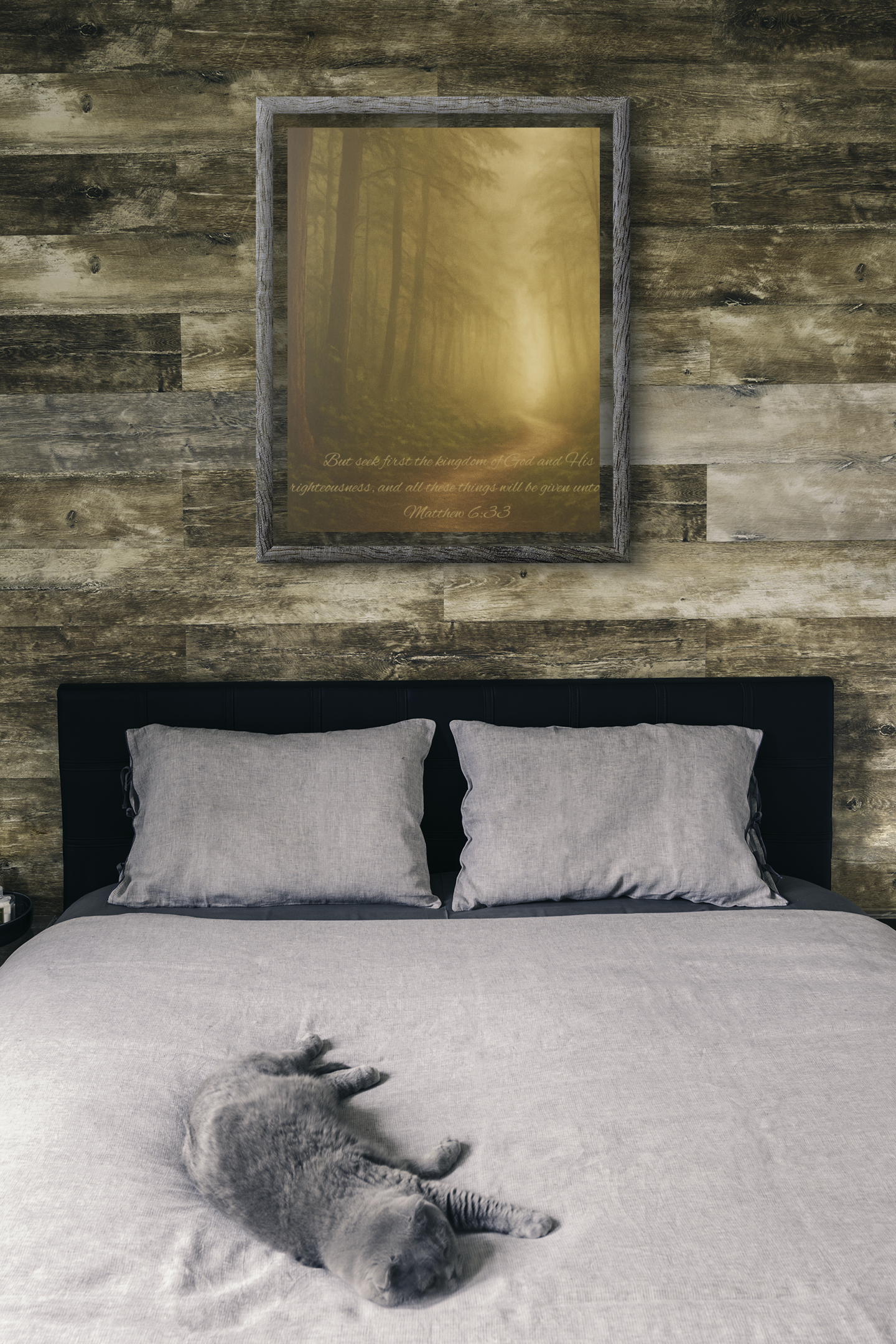 Seek First – Matthew 6:33 Forest Path Canvas | Live the Verse Collection by all4HIM