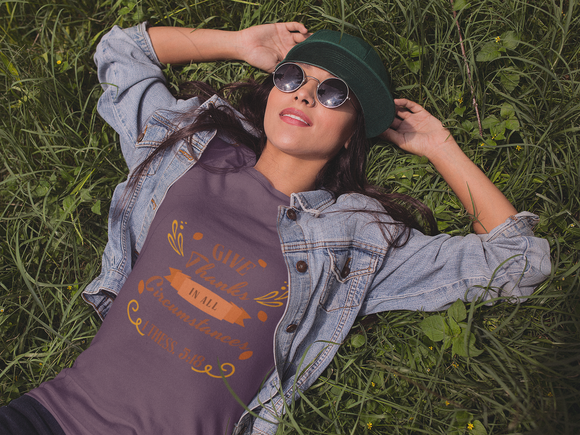 THANKSGIVING -1 Thessalonians 5:18 – T-Shirt | Live the Verse | all4HIM Collection