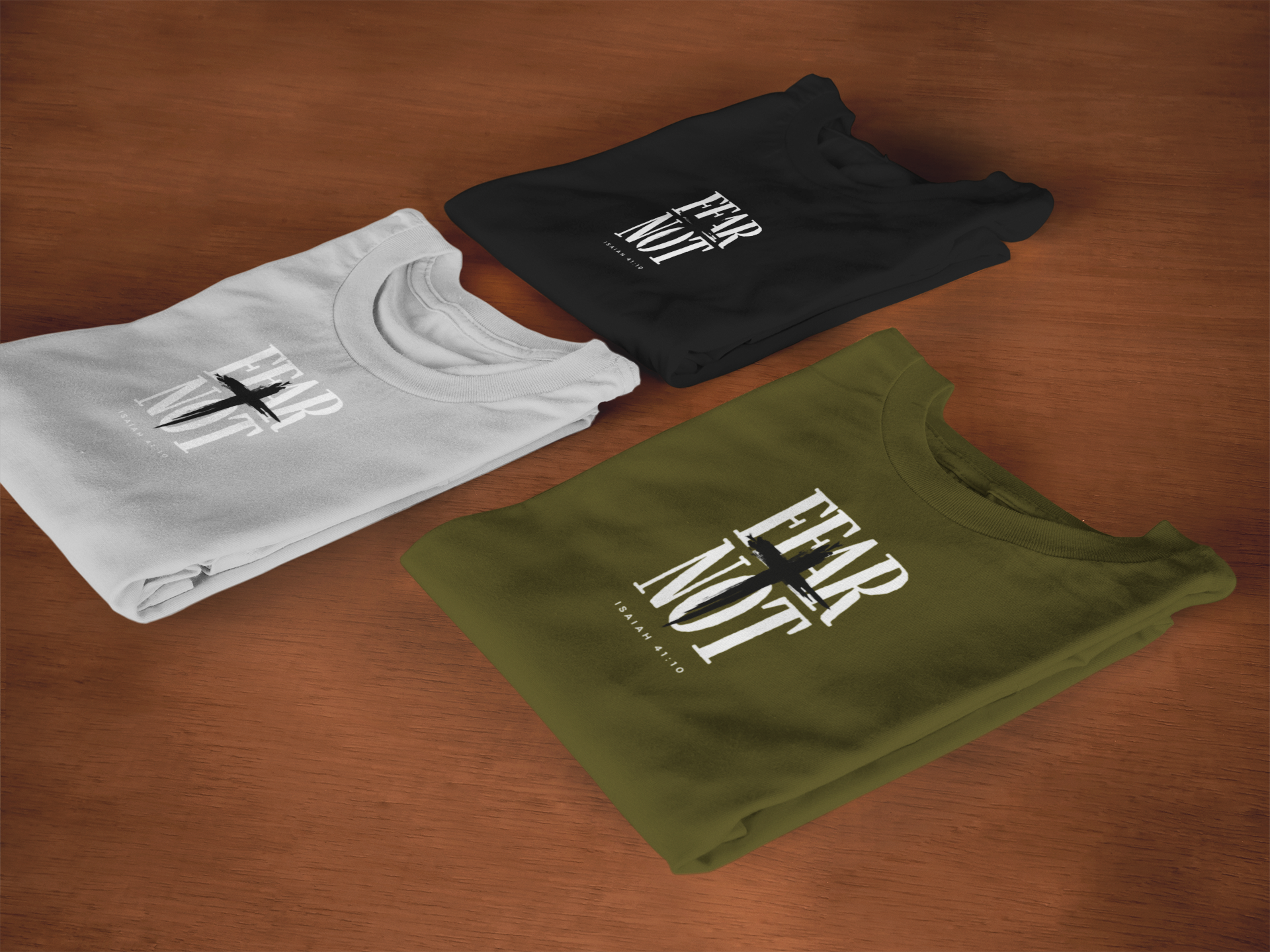 Fear Not - Isaiah 41:10 - T-shirt |Live the Verse | all4HIM