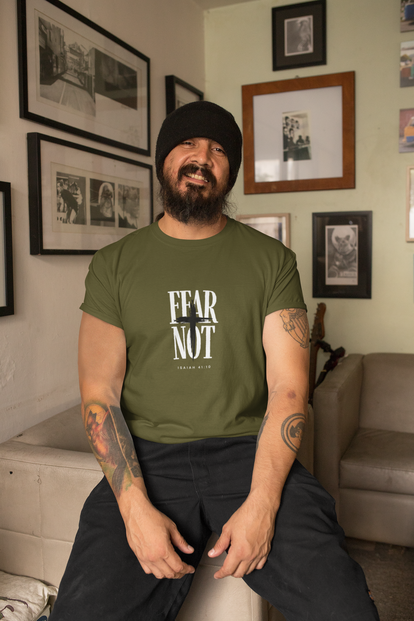 Fear Not - Isaiah 41:10 - T-shirt |Live the Verse | all4HIM