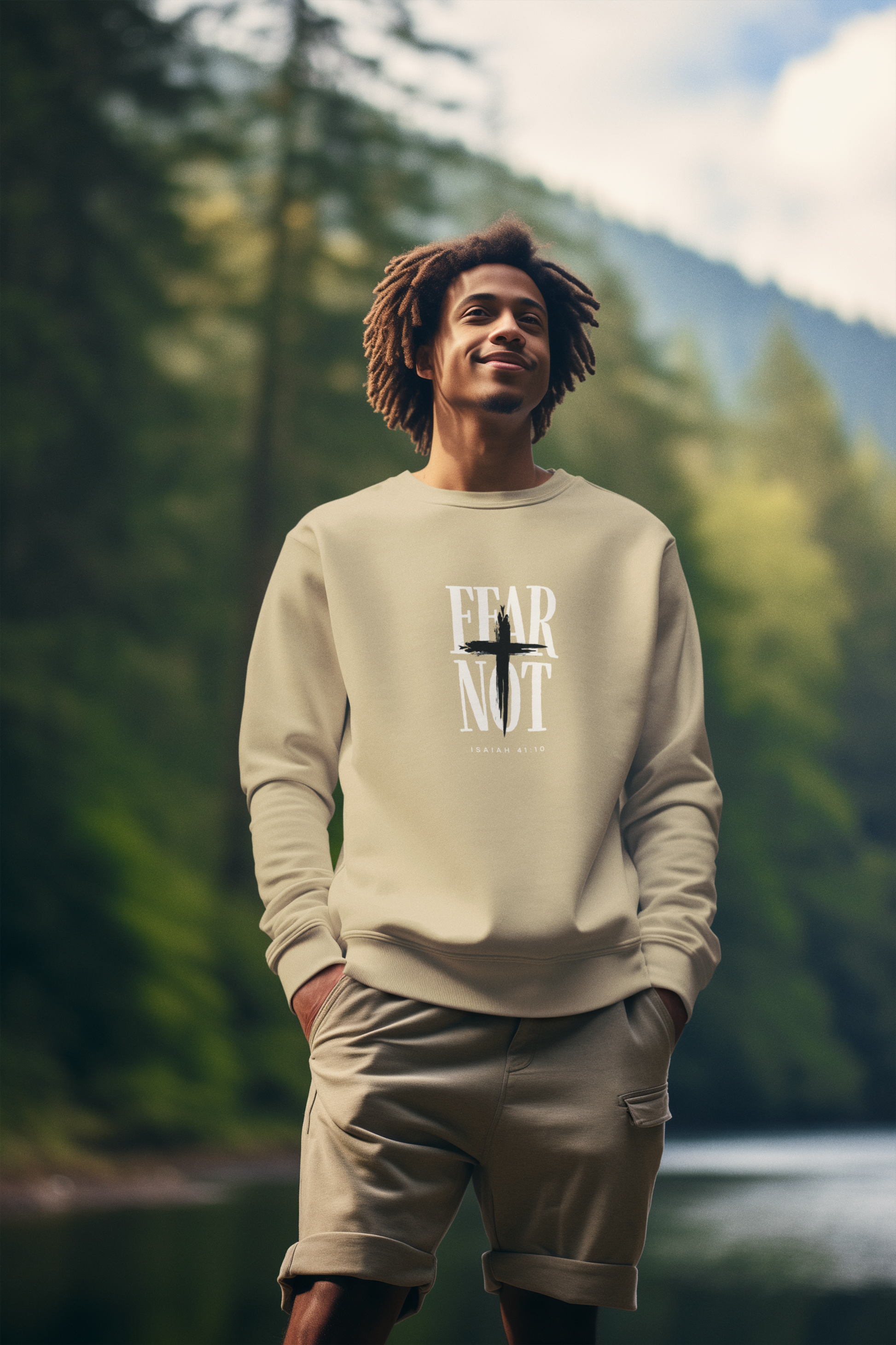 Fear Not - Isaiah 41:10 – Sweatshirt | Live the Verse | all4HIM