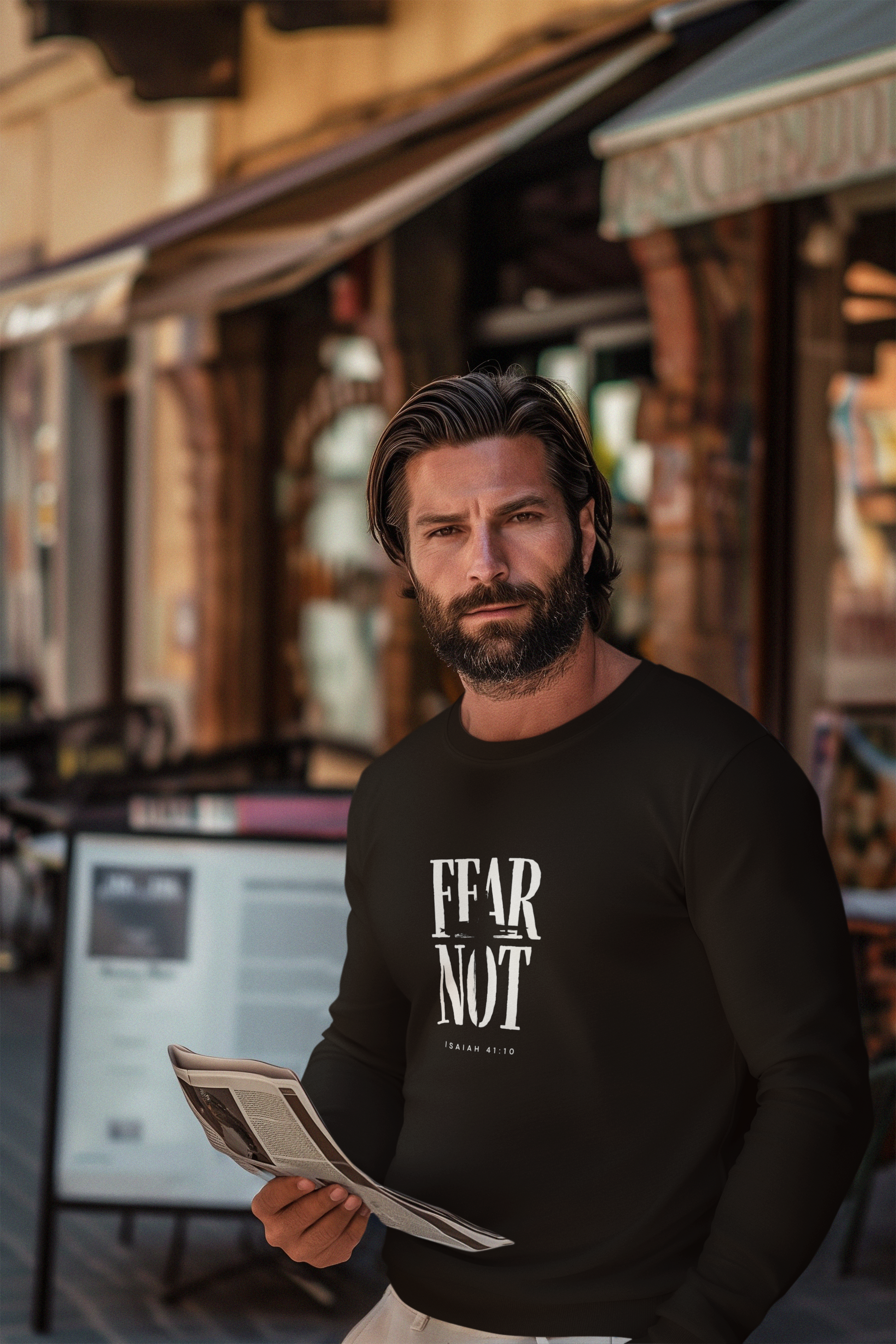 Fear Not - Isaiah 41:10 – Sweatshirt | Live the Verse | all4HIM