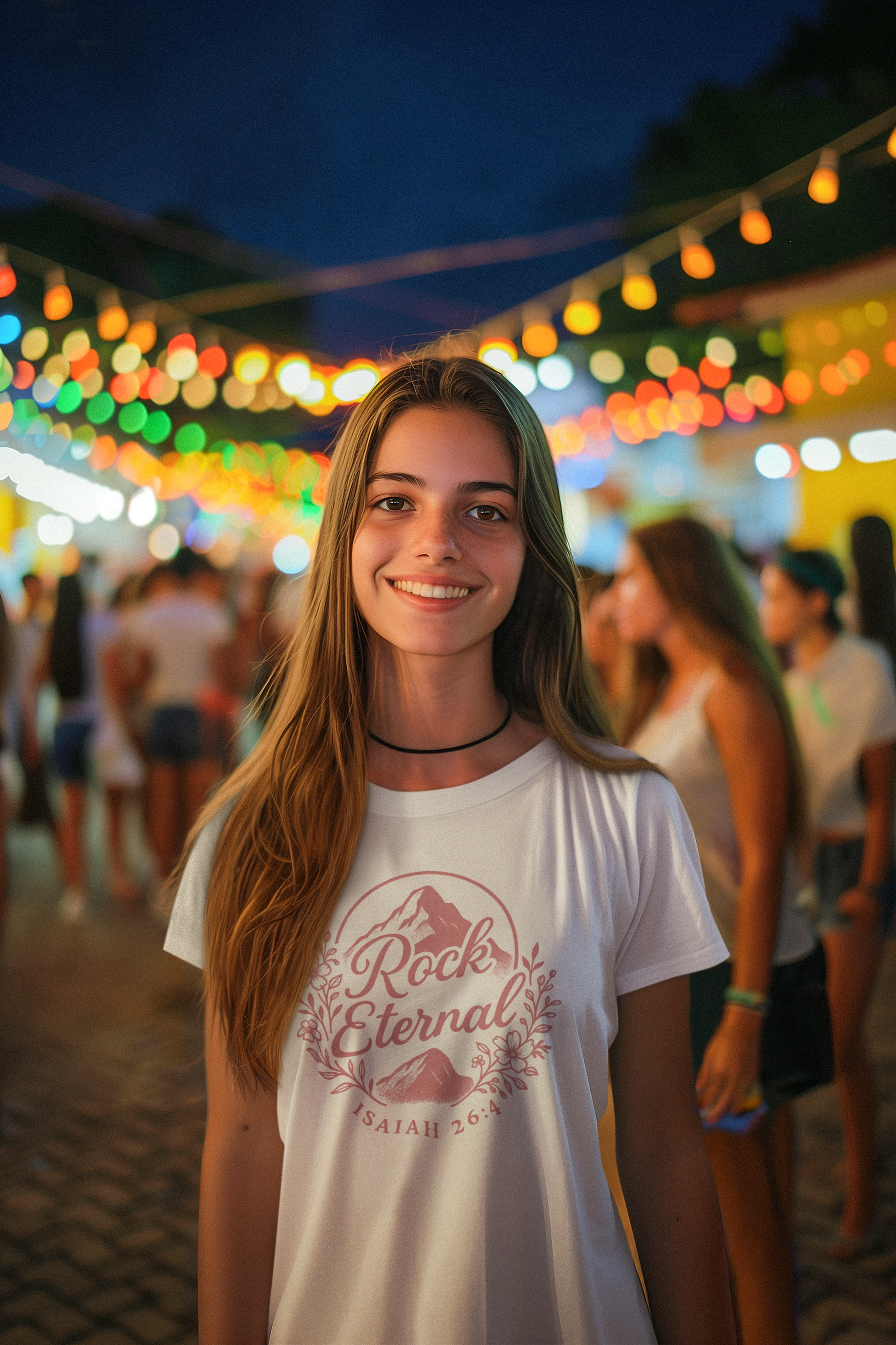 The Rock Eternal – Isaiah 26:4 – T-Shirt | Live the Verse | all4HIM