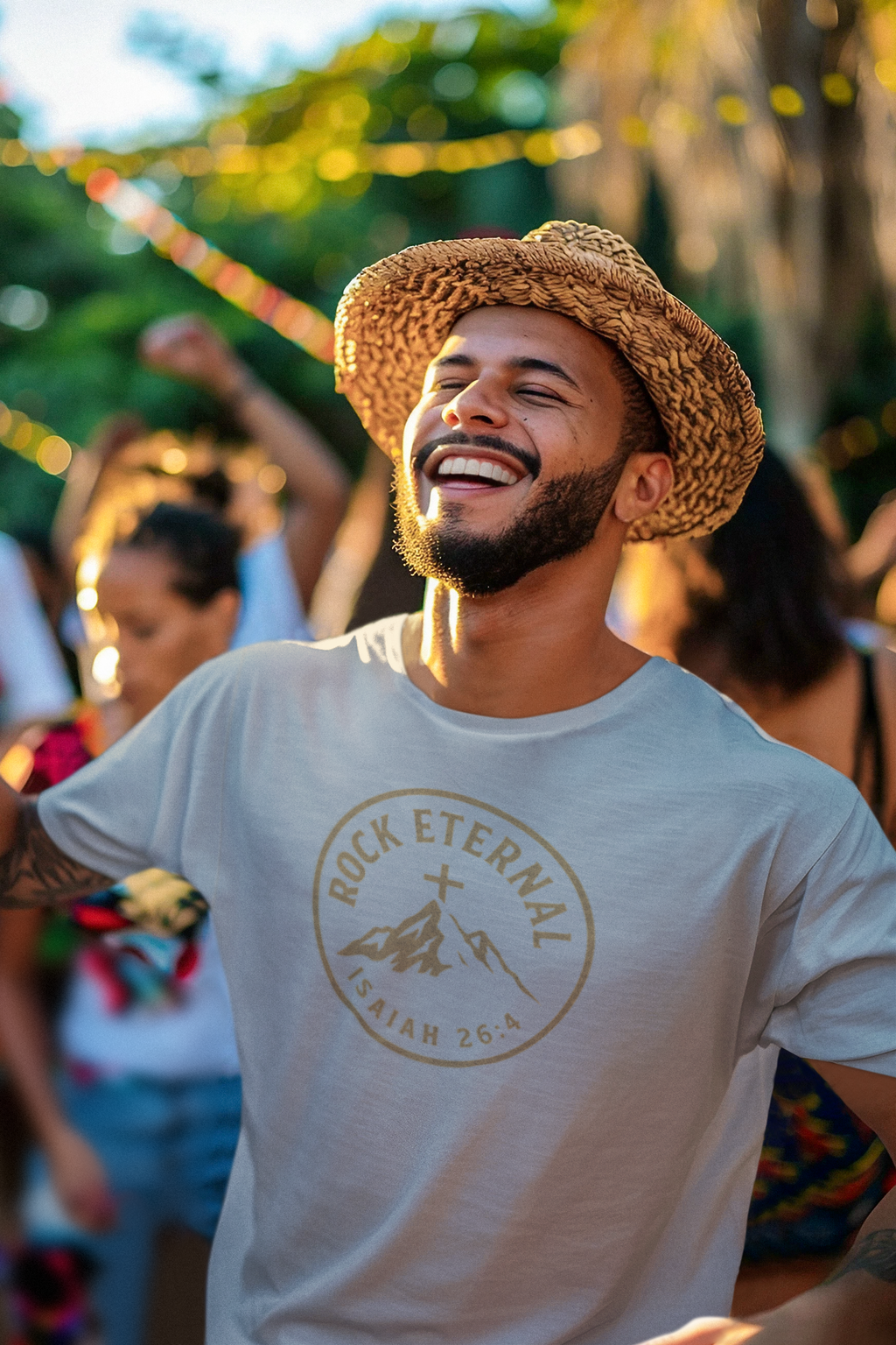 The Rock Eternal – Isaiah 26:4 – T-Shirt | Live the Verse | all4HIM