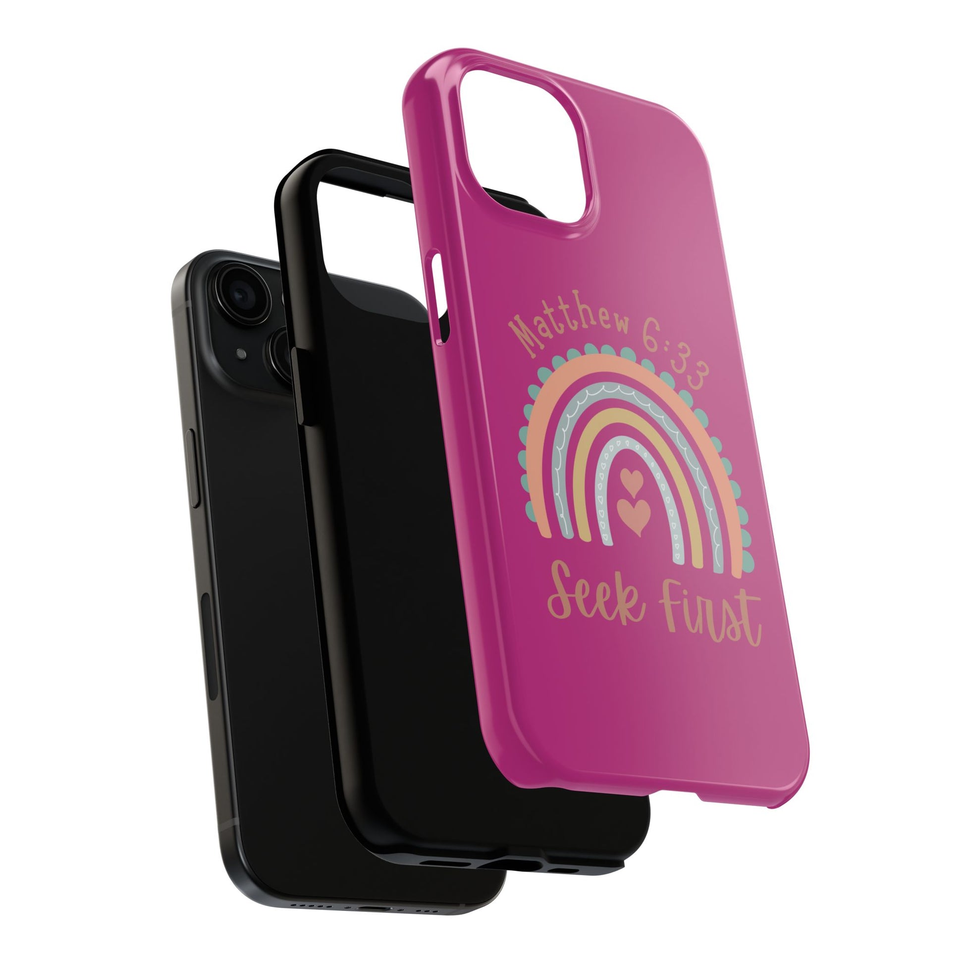Seek First – Matthew 6:33 Phone Case | Live the Verse Collection