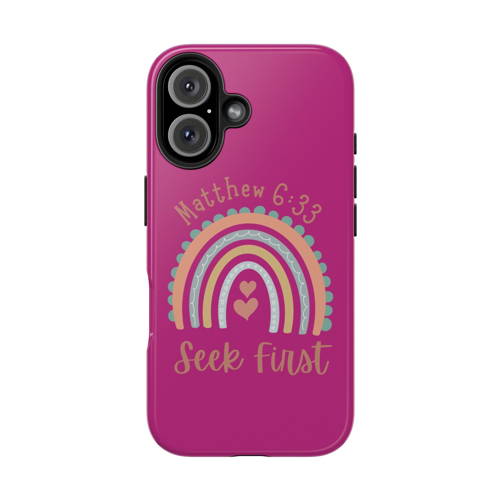 Seek First – Matthew 6:33 Phone Case | Live the Verse Collection