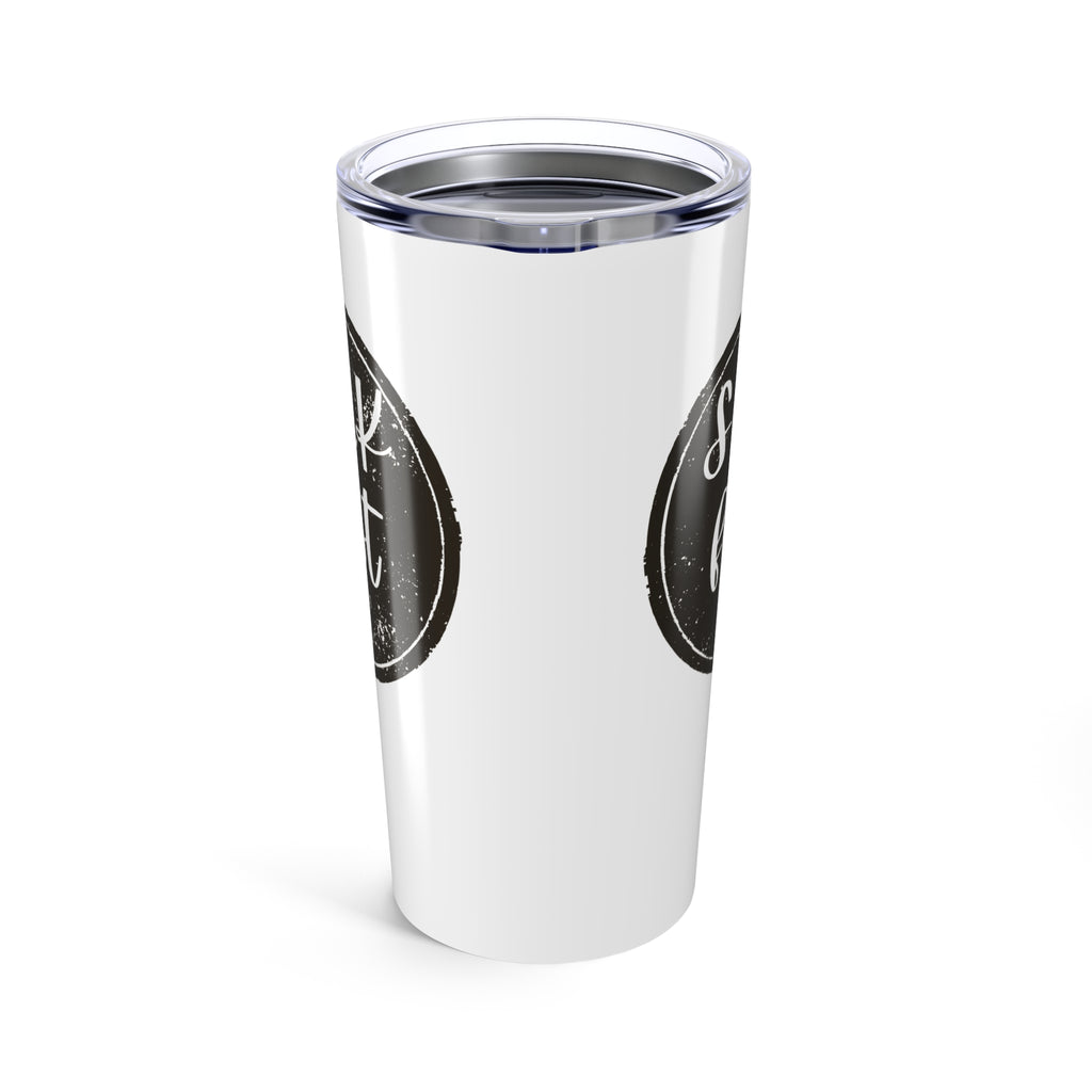 Seek First – 20oz Tumbler | Rustic Circle Seal Design | Live the Verse Collection | all4HIM