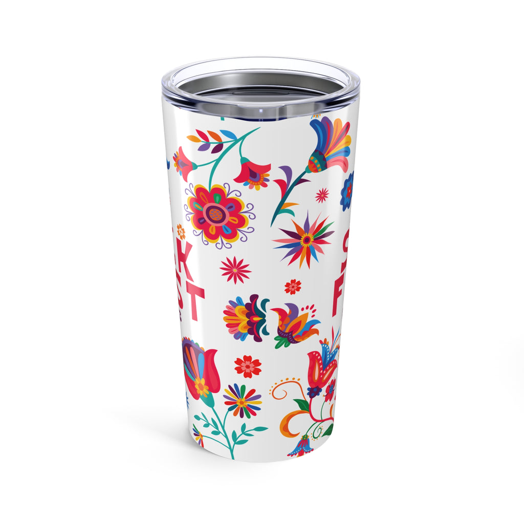 Seek First – 20oz Tumbler | Floral Design | Live the Verse Collection | all4HIM