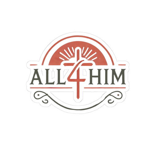all4HIM Logo Faith Sticker – Gifts & Accessories