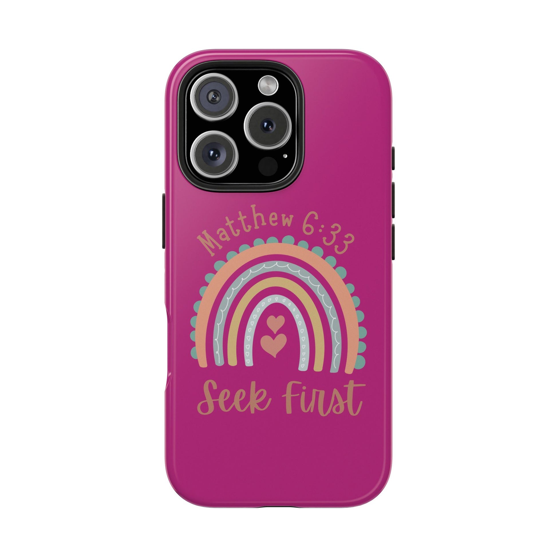 Seek First – Matthew 6:33 Phone Case | Live the Verse Collection