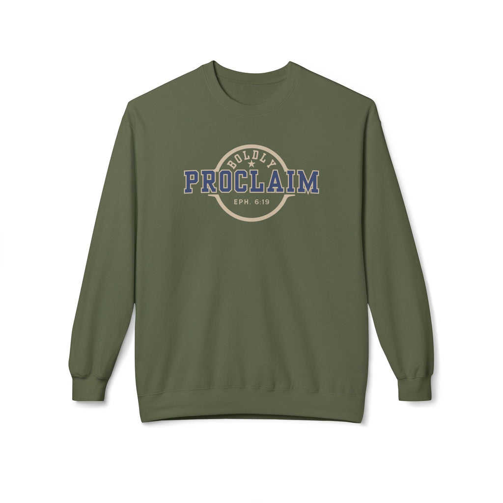 Boldly Proclaim – Ephesians 6:19 – Sweatshirt | Live the Verse | all4HIM
