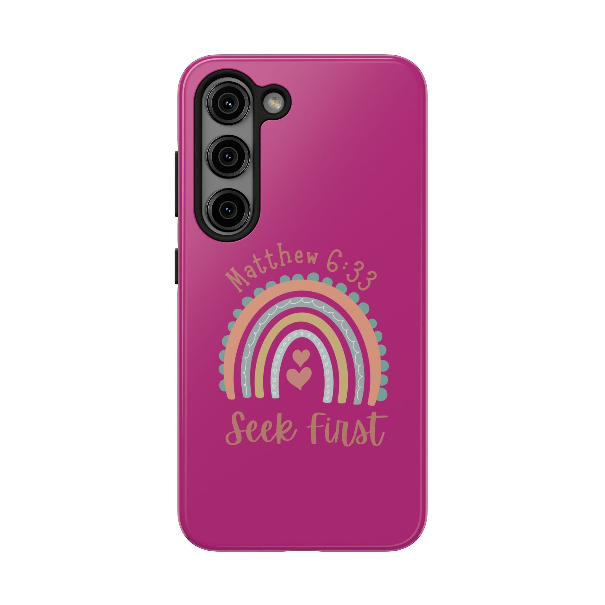 Seek First – Matthew 6:33 Phone Case | Live the Verse Collection