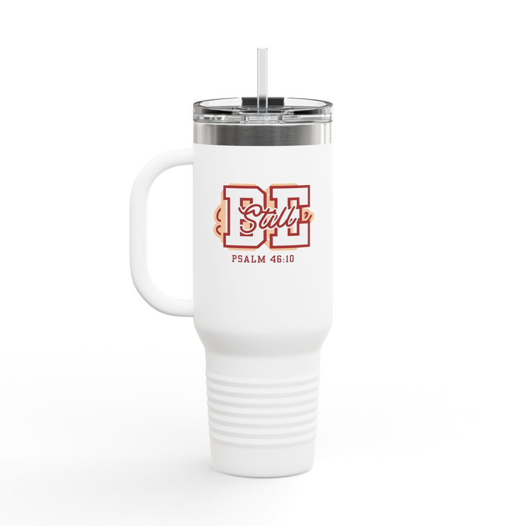 Be Still – Psalm 46:10 Insulated Travel Mug | Live the Verse Collection | all4HIM