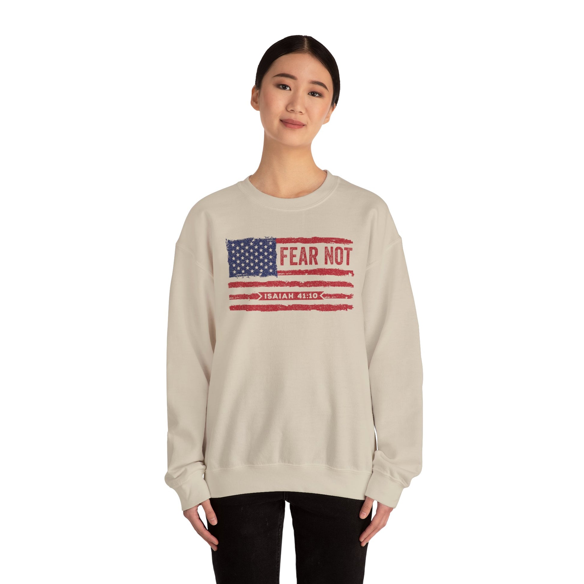 Fear Not - Isaiah 41:10 – Crewneck Sweatshirt | all4HIM Collection