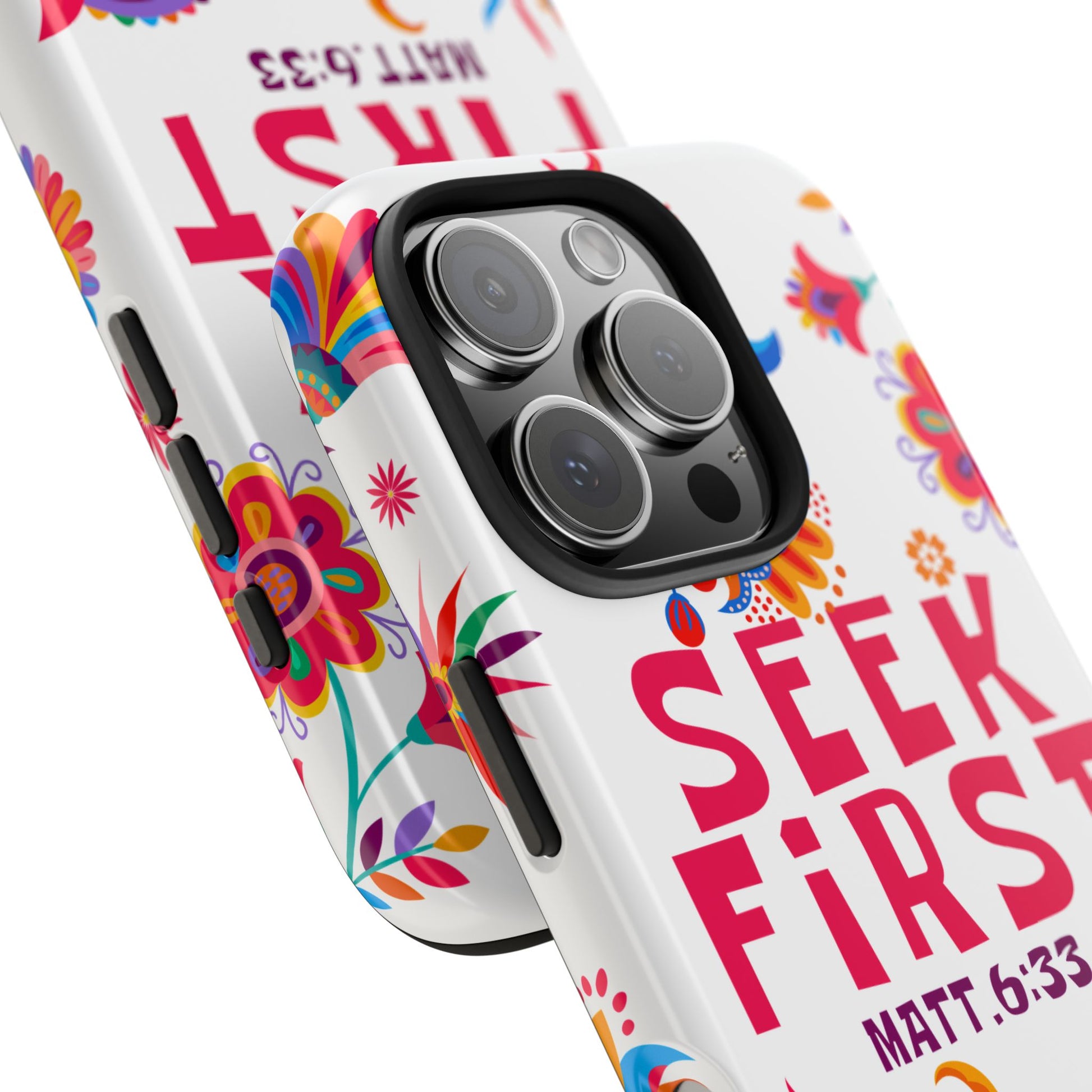 Seek First – Matthew 6:33 Phone Case | Live the Verse Collection