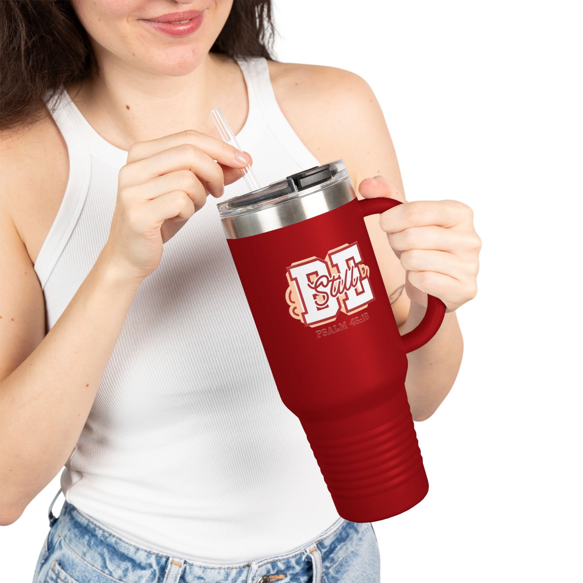 Be Still – Psalm 46:10 Insulated Travel Mug | Live the Verse Collection | all4HIM