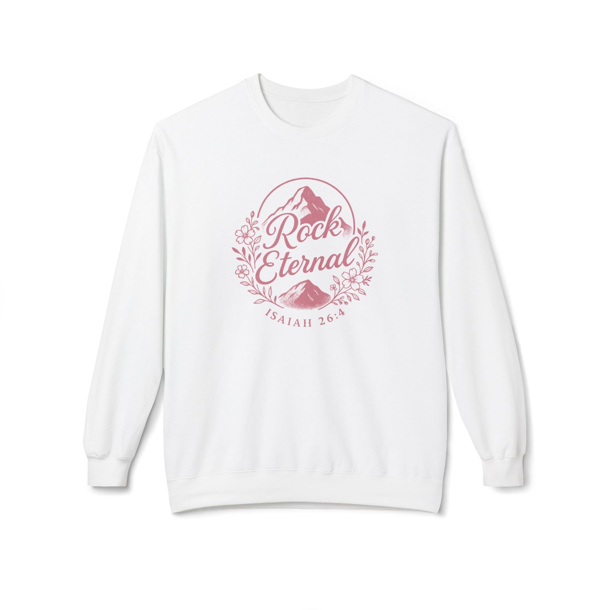 The Rock Eternal – Isaiah 26:4 – Crewneck | Live the Verse | all4HIM