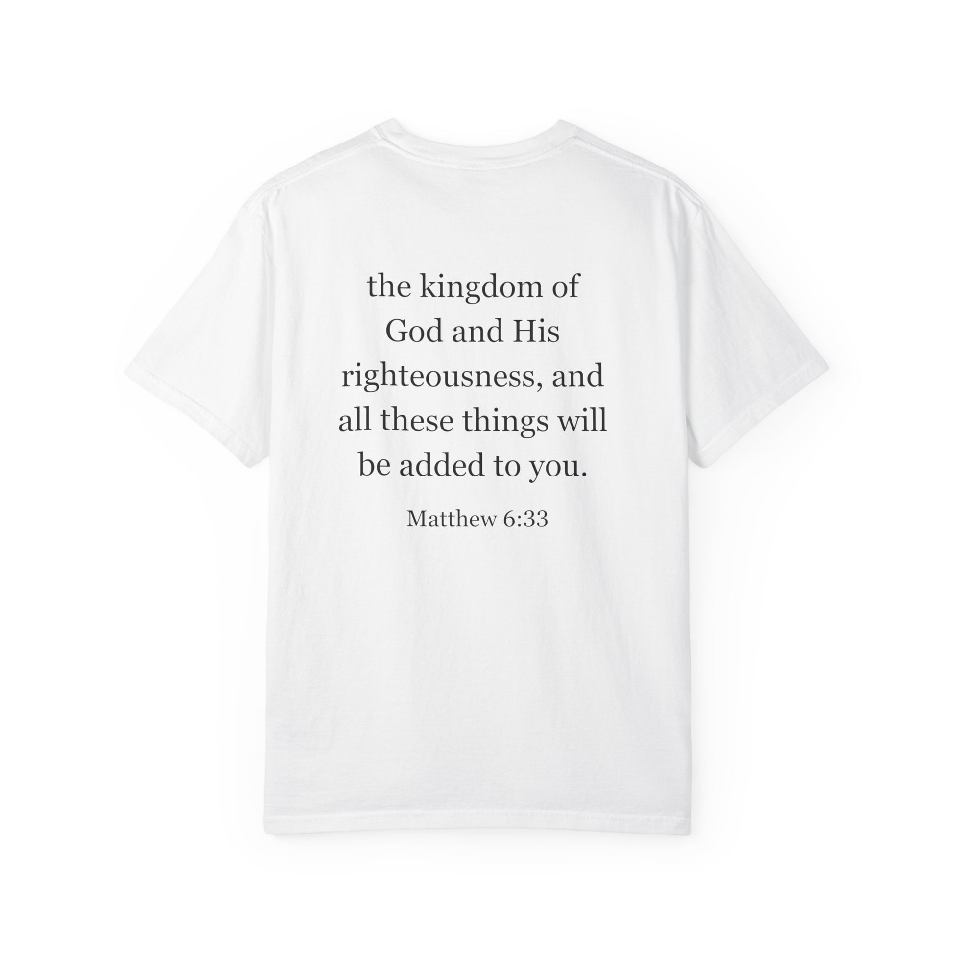 Live the Verse – Matthew 6:33 - T-shirt | all4HIM Collection