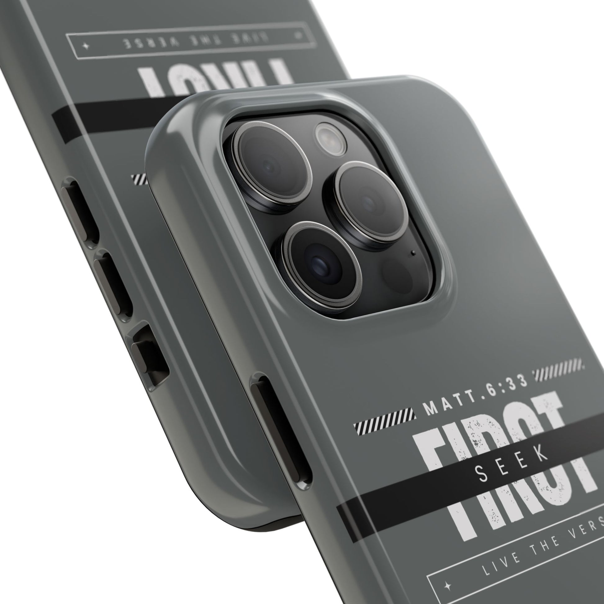 Seek First – Matthew 6:33 Phone Case | Live the Verse Collection