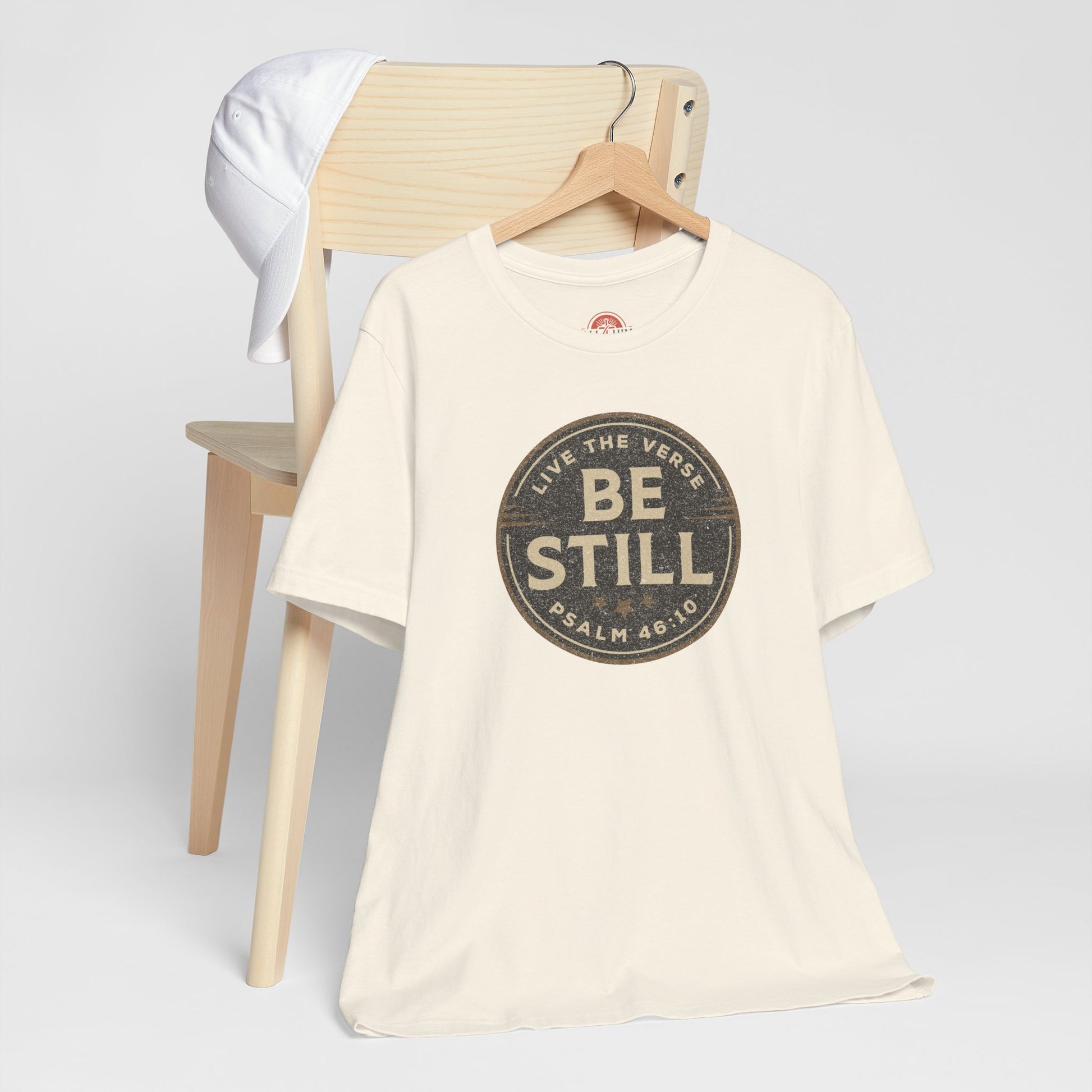Be Still – Psalm 46:10 T-Shirt | Live the Verse Collection | all4HIM