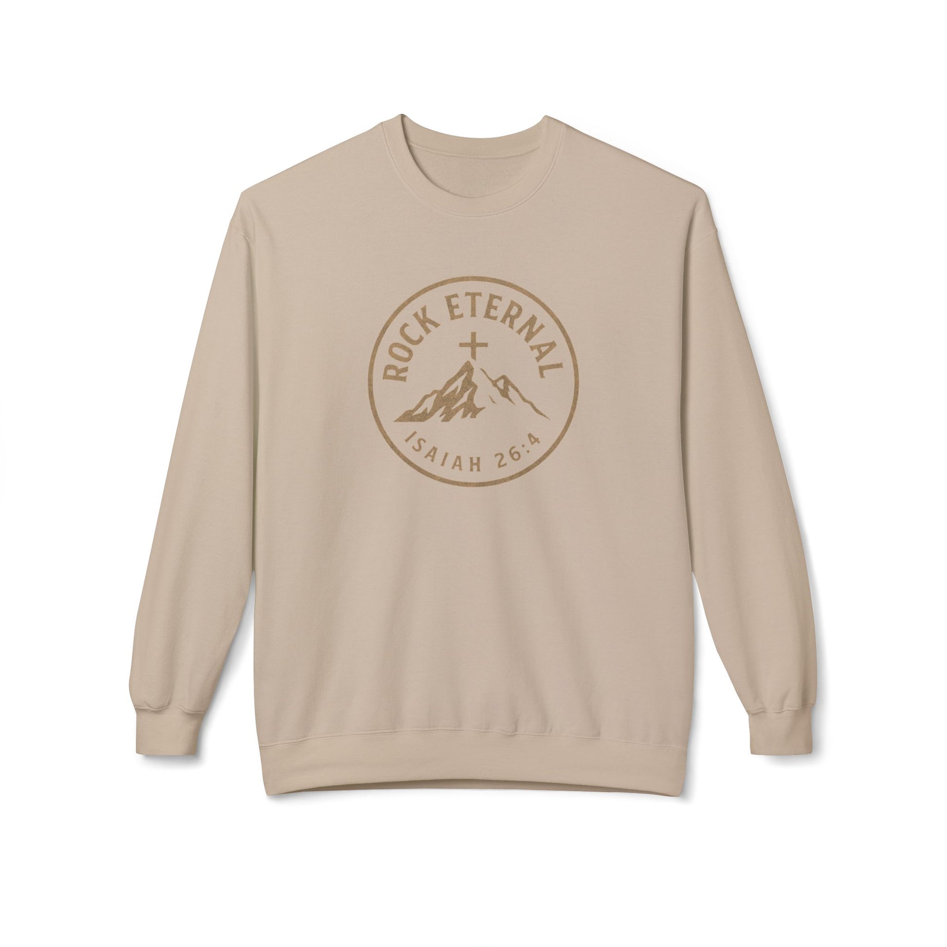 The Rock Eternal – Isaiah 26:4 – Crewneck | Live the Verse | all4HIM