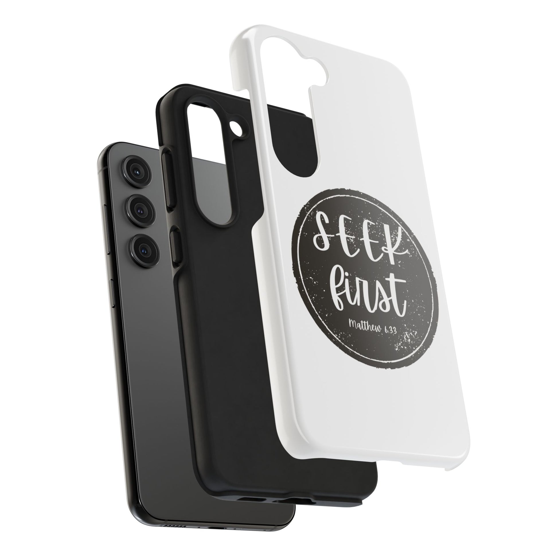 Seek First – Matthew 6:33 Phone Case | Live the Verse Collection
