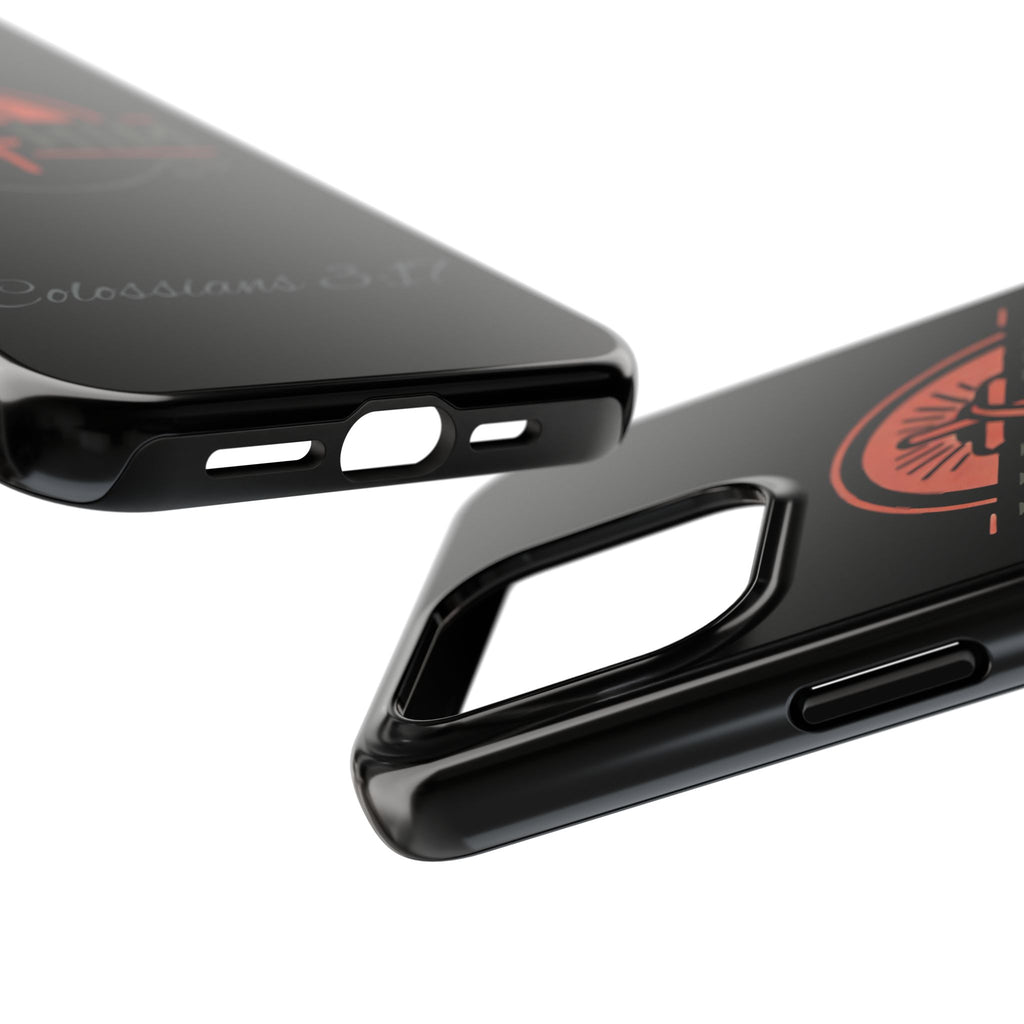 all4HIM Logo Phone Case – Colossians 3:17 | Faith + Function
