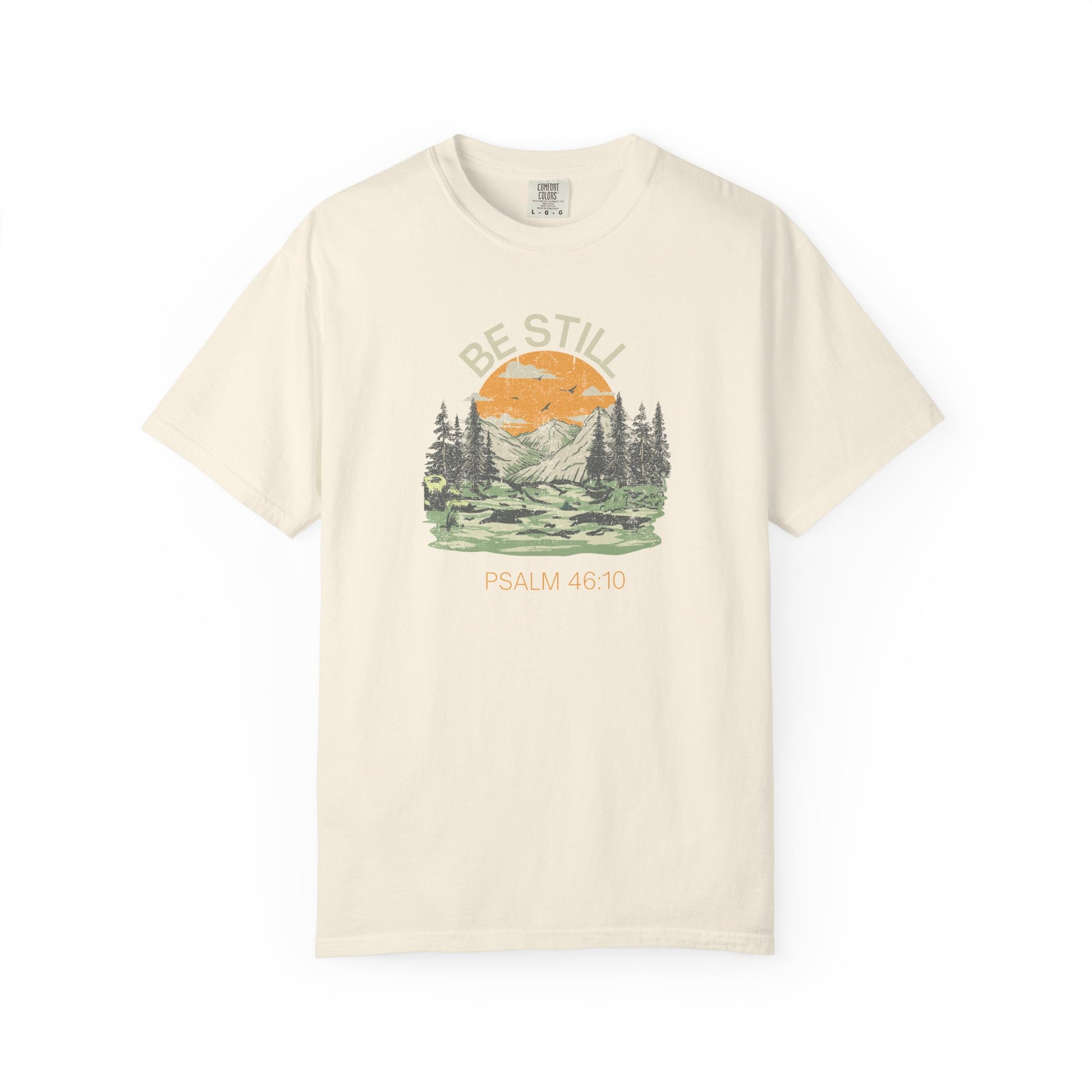 Be Still - Psalm 46:10 – Christian T-Shirt | Live the Verse Collection | all4HIM