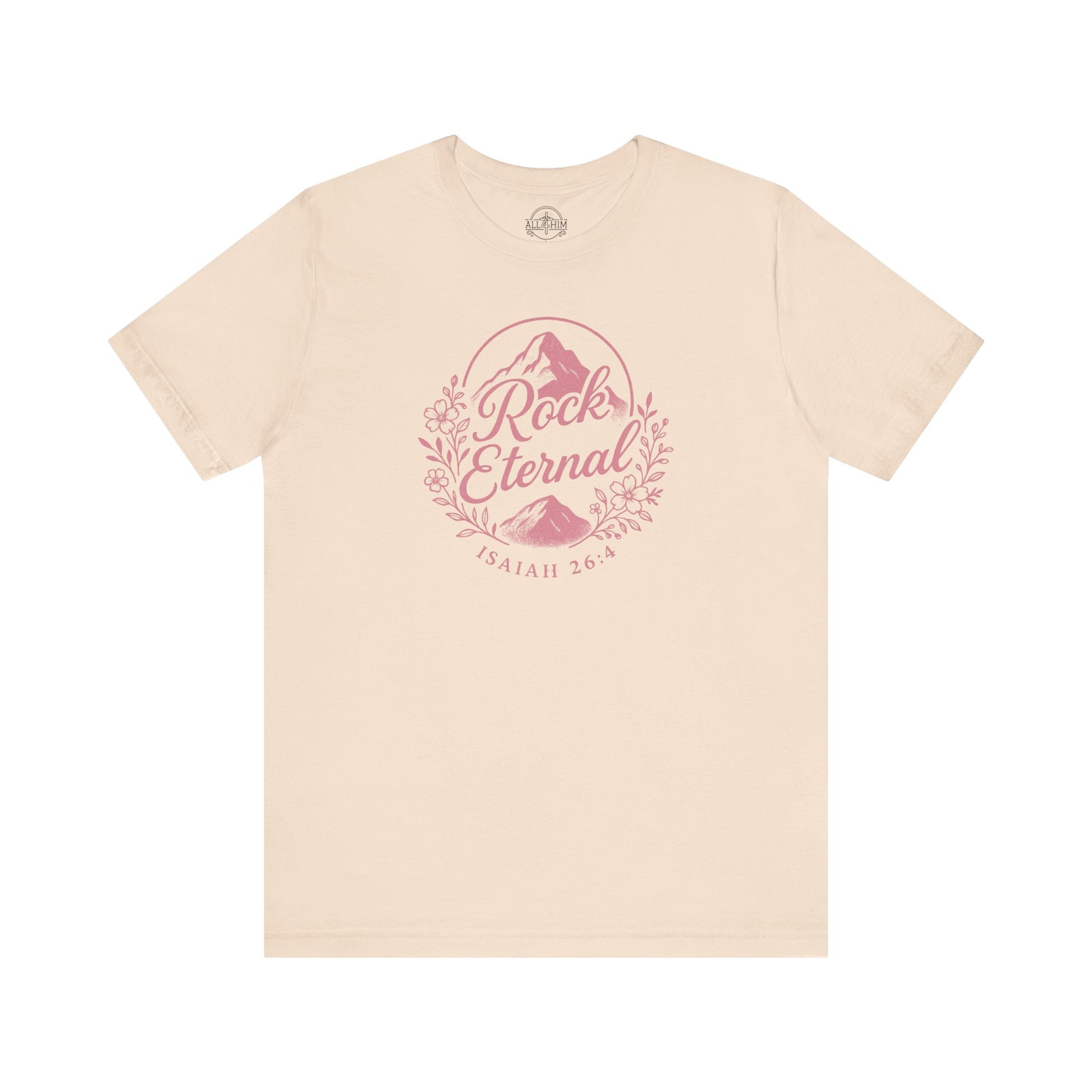 The Rock Eternal – Isaiah 26:4 – T-Shirt | Live the Verse | all4HIM