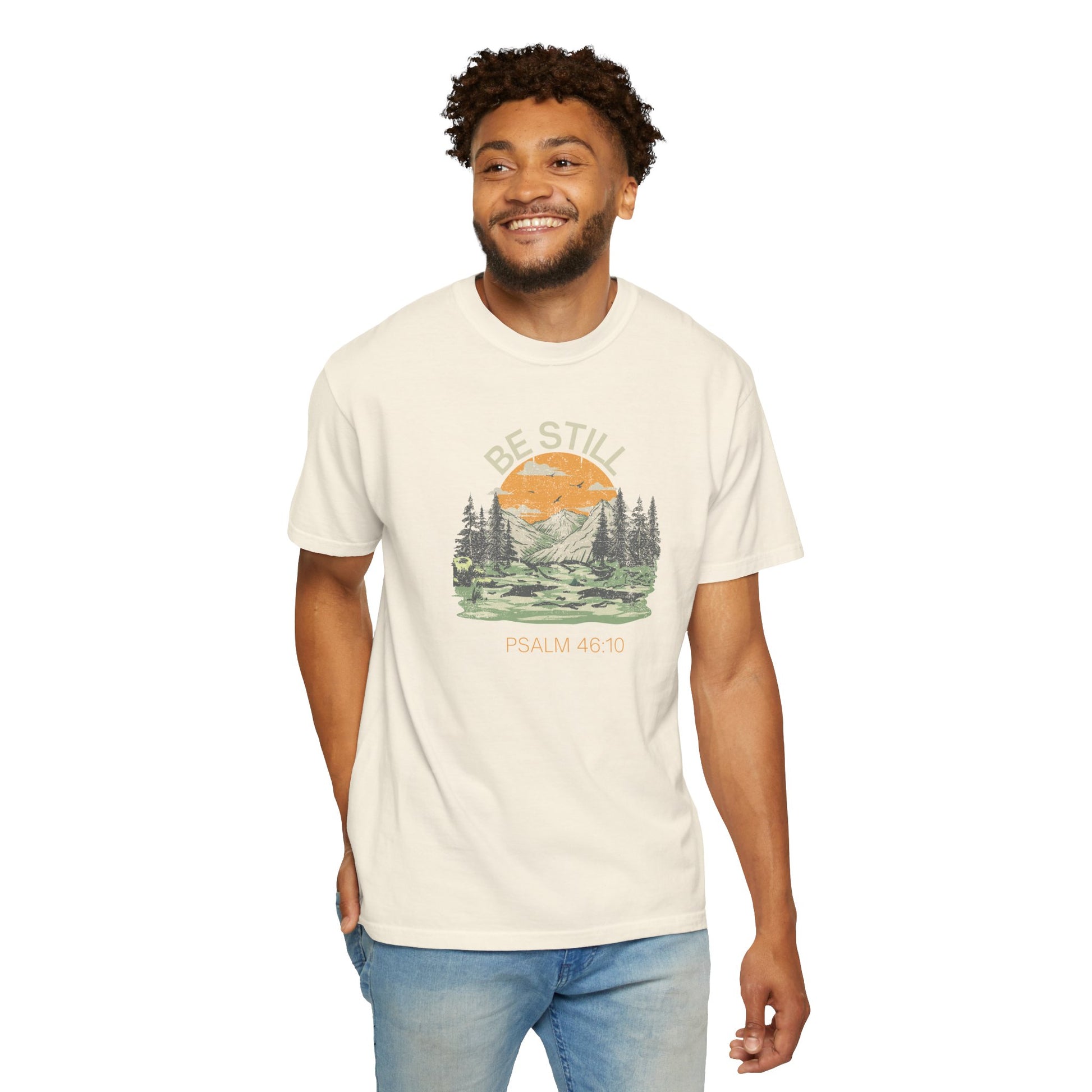 Be Still - Psalm 46:10 – Christian T-Shirt | Live the Verse Collection | all4HIM