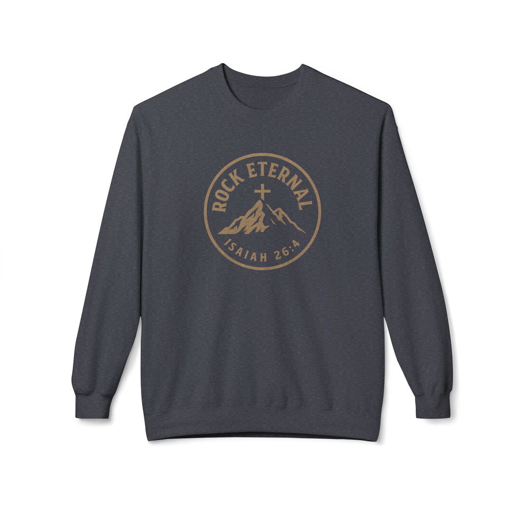 The Rock Eternal – Isaiah 26:4 – Crewneck | Live the Verse | all4HIM