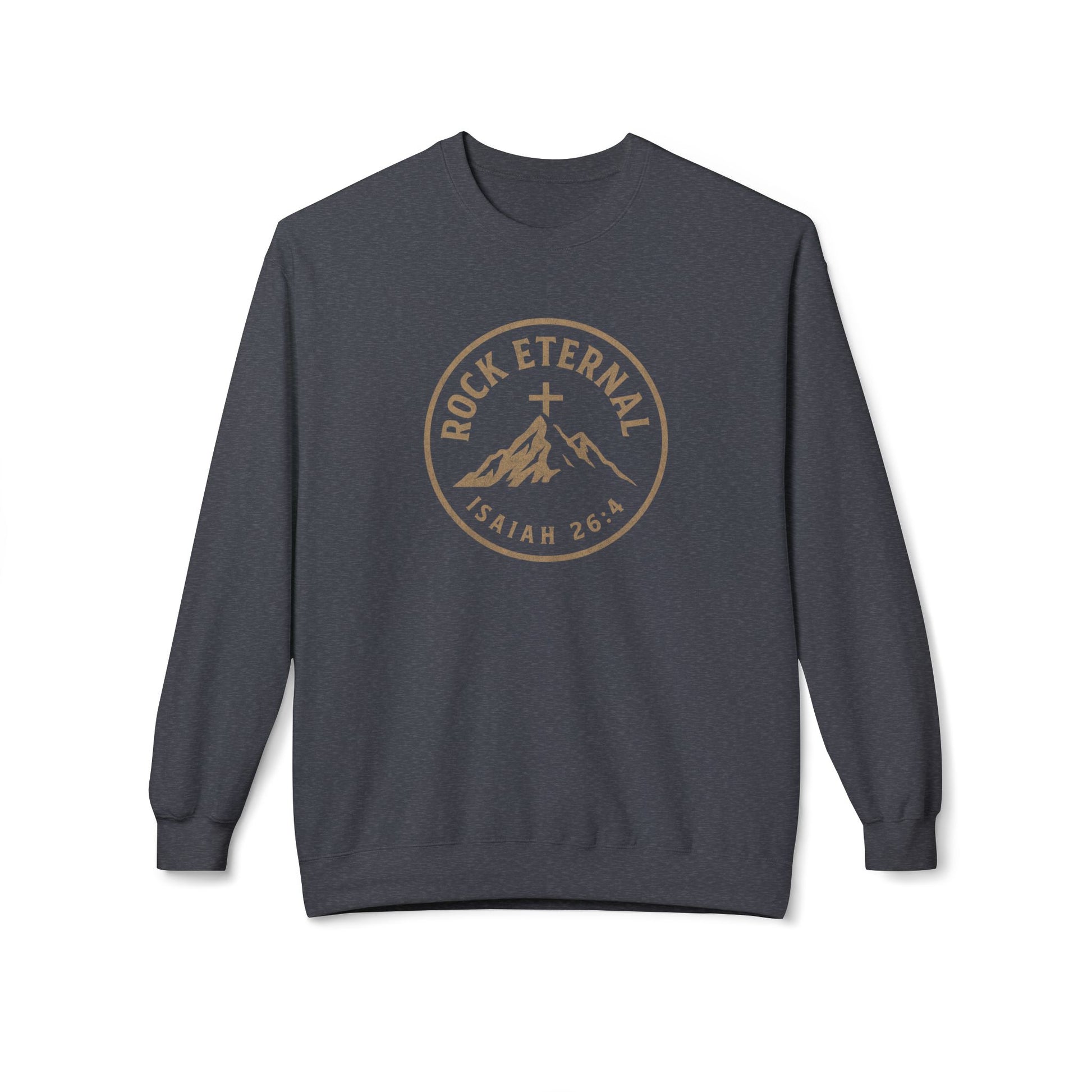 The Rock Eternal – Isaiah 26:4 – Crewneck | Live the Verse | all4HIM
