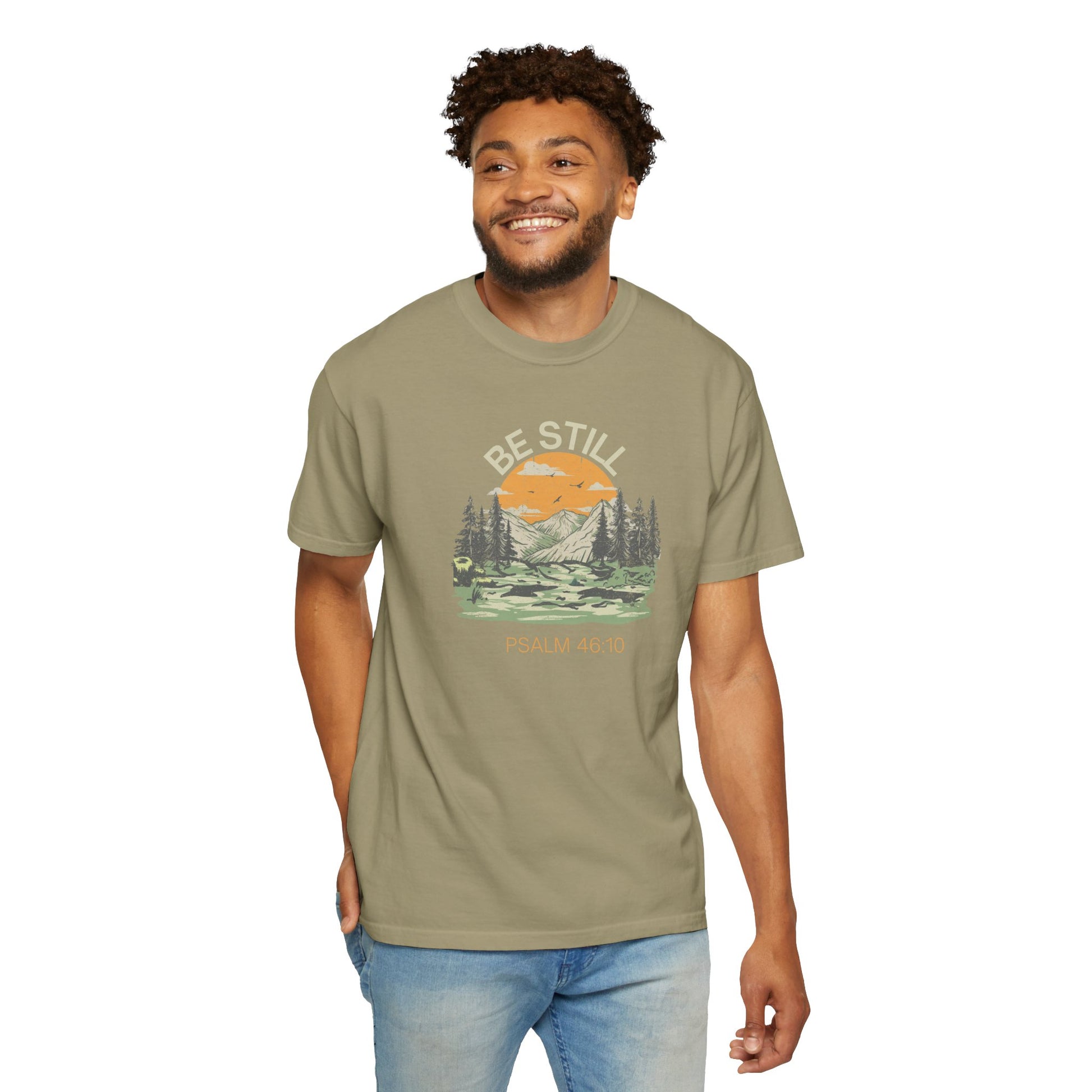 Be Still - Psalm 46:10 – Christian T-Shirt | Live the Verse Collection | all4HIM