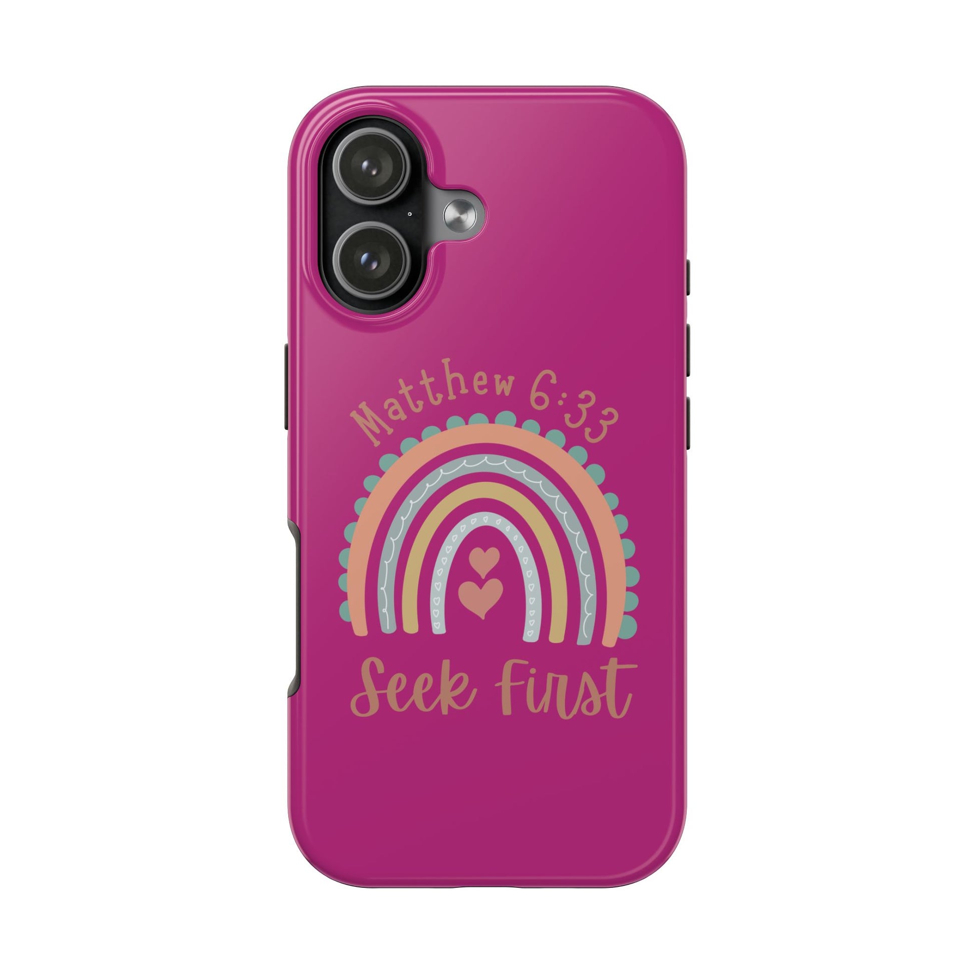 Seek First – Matthew 6:33 Phone Case | Live the Verse Collection