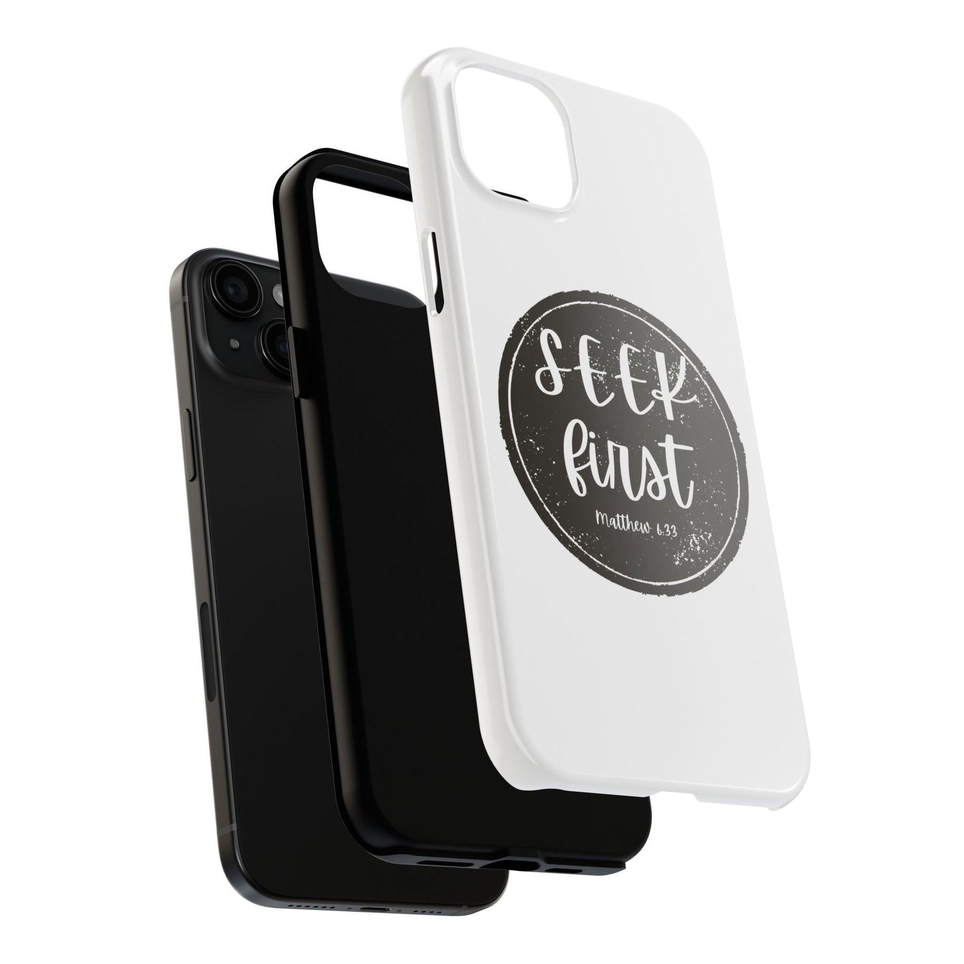 Seek First – Matthew 6:33 Phone Case | Live the Verse Collection