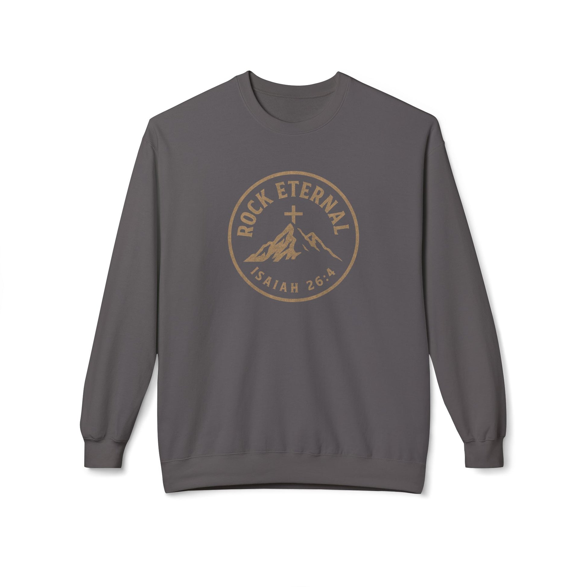 The Rock Eternal – Isaiah 26:4 – Crewneck | Live the Verse | all4HIM