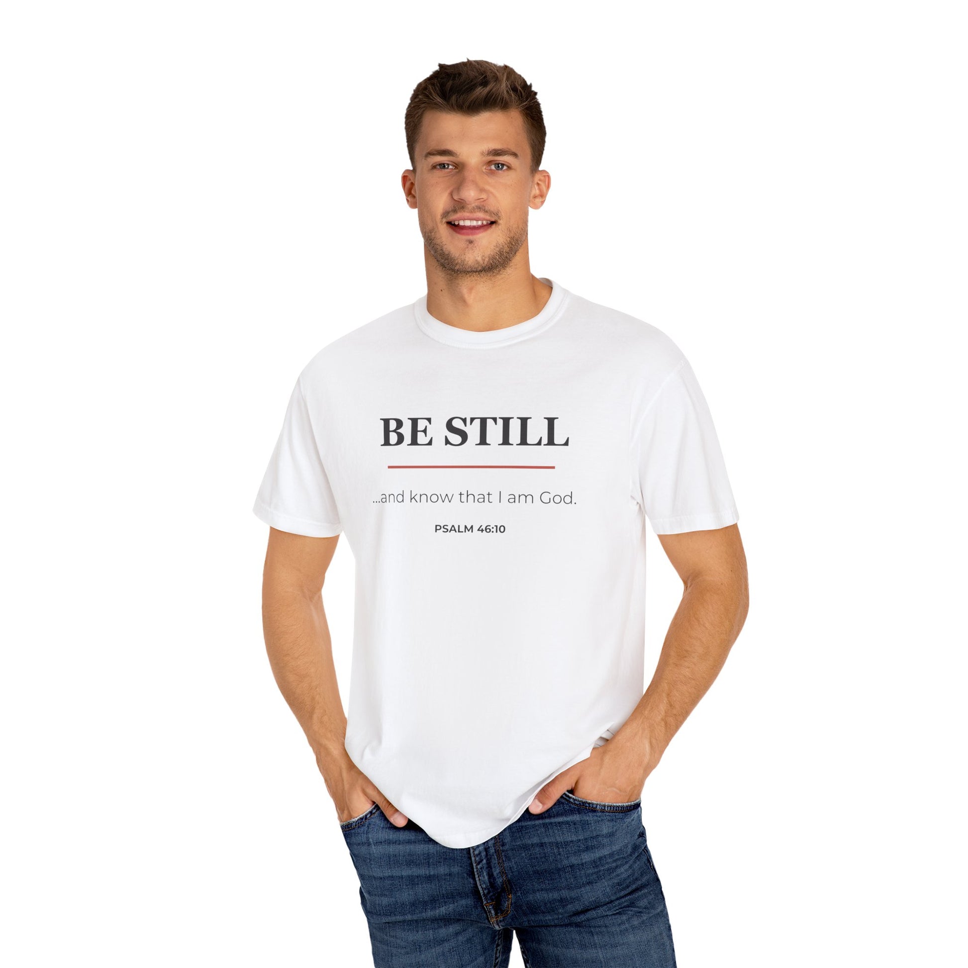 Live the Verse – Psalm 46:10 - T-shirt | all4HIM Collection