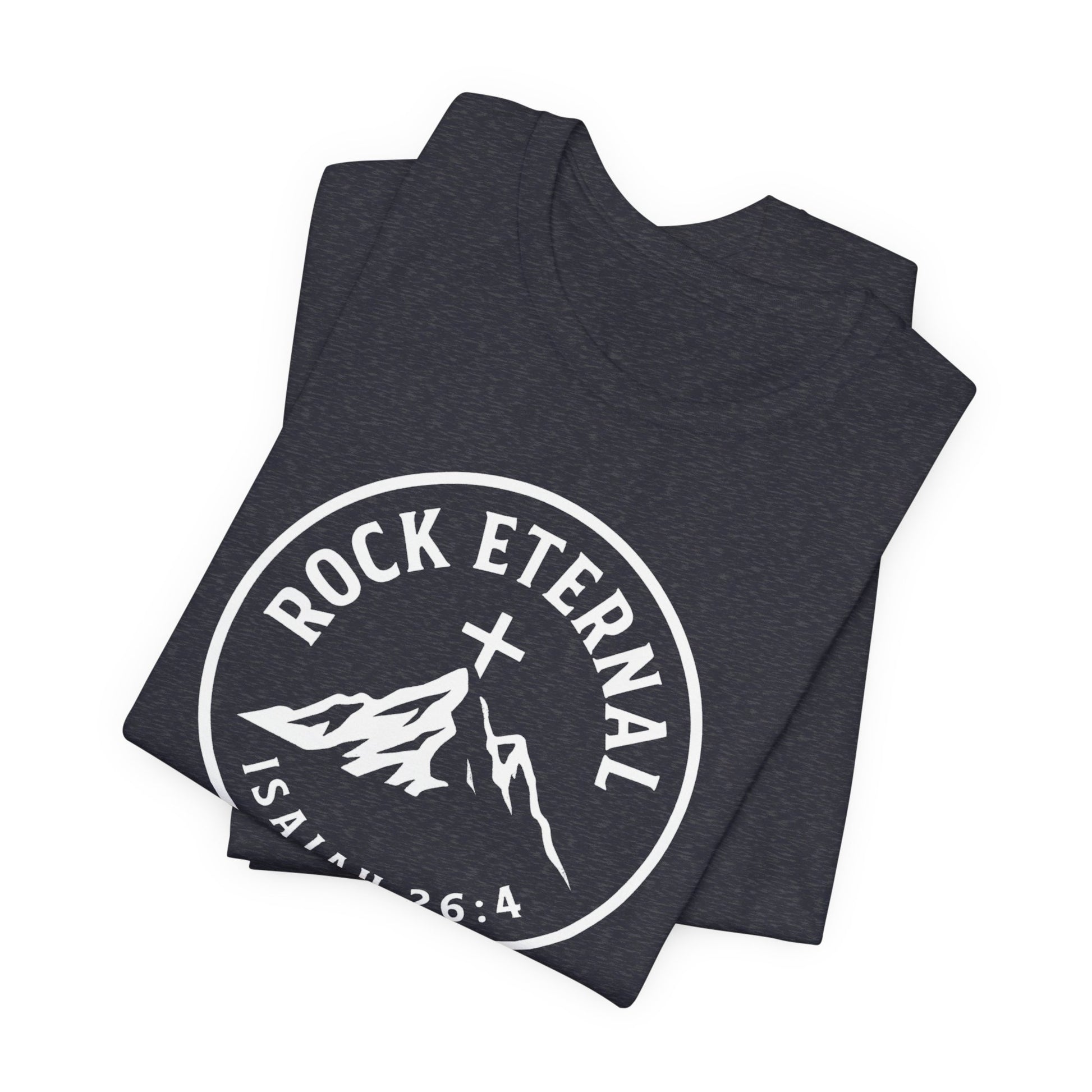 The Rock Eternal – Isaiah 26:4 – T-Shirt | Live the Verse | all4HIM