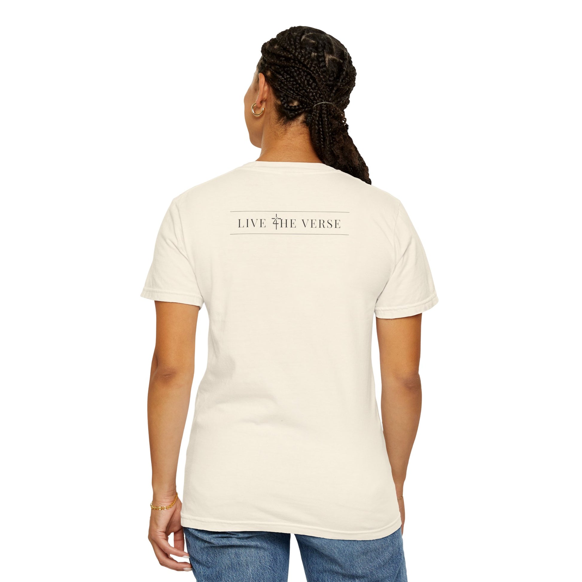 Seek First – Christian T-Shirt | Retro Floral Design | Live the Verse Collection | all4HIM